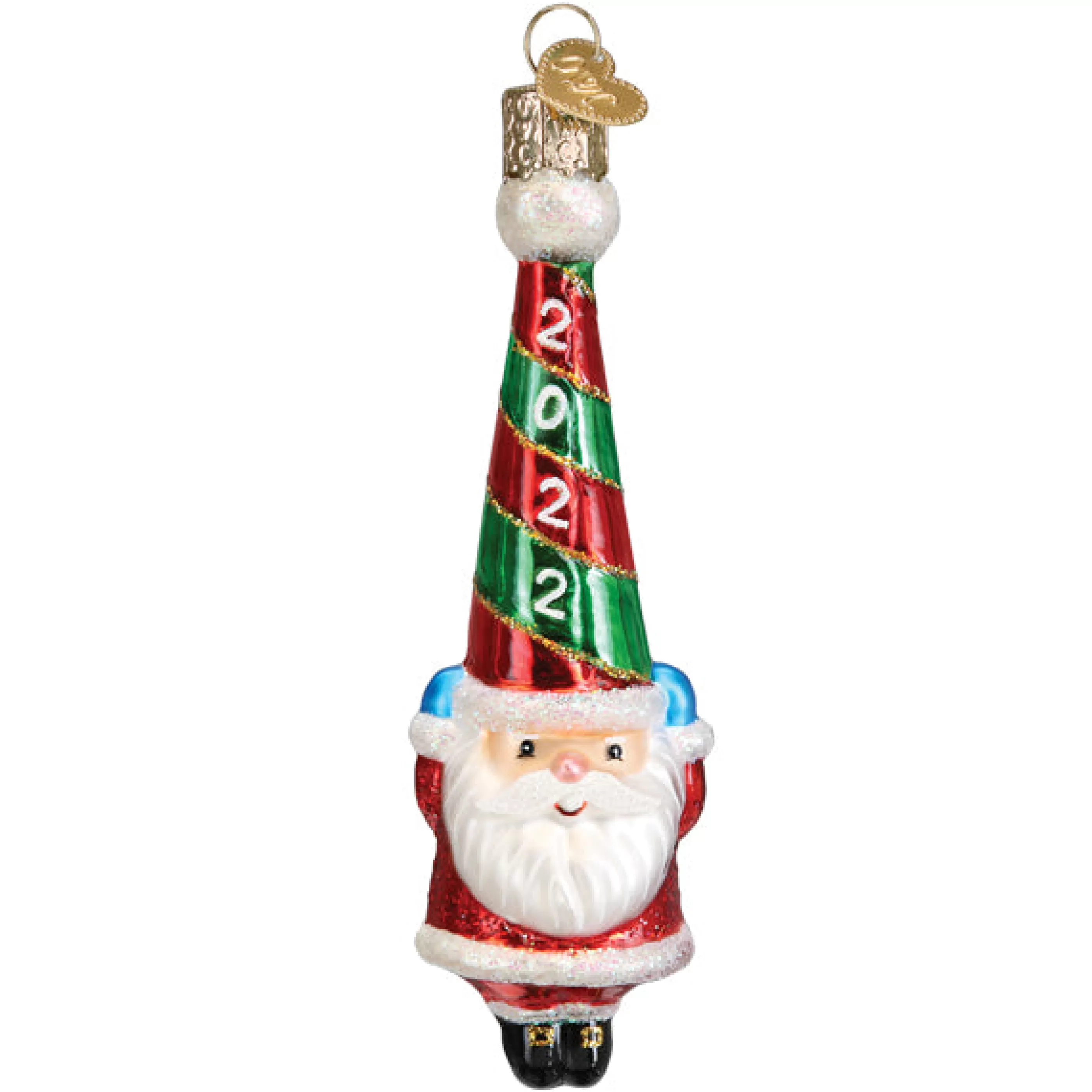 EAST WEST 2022 Happy Santa Ornament