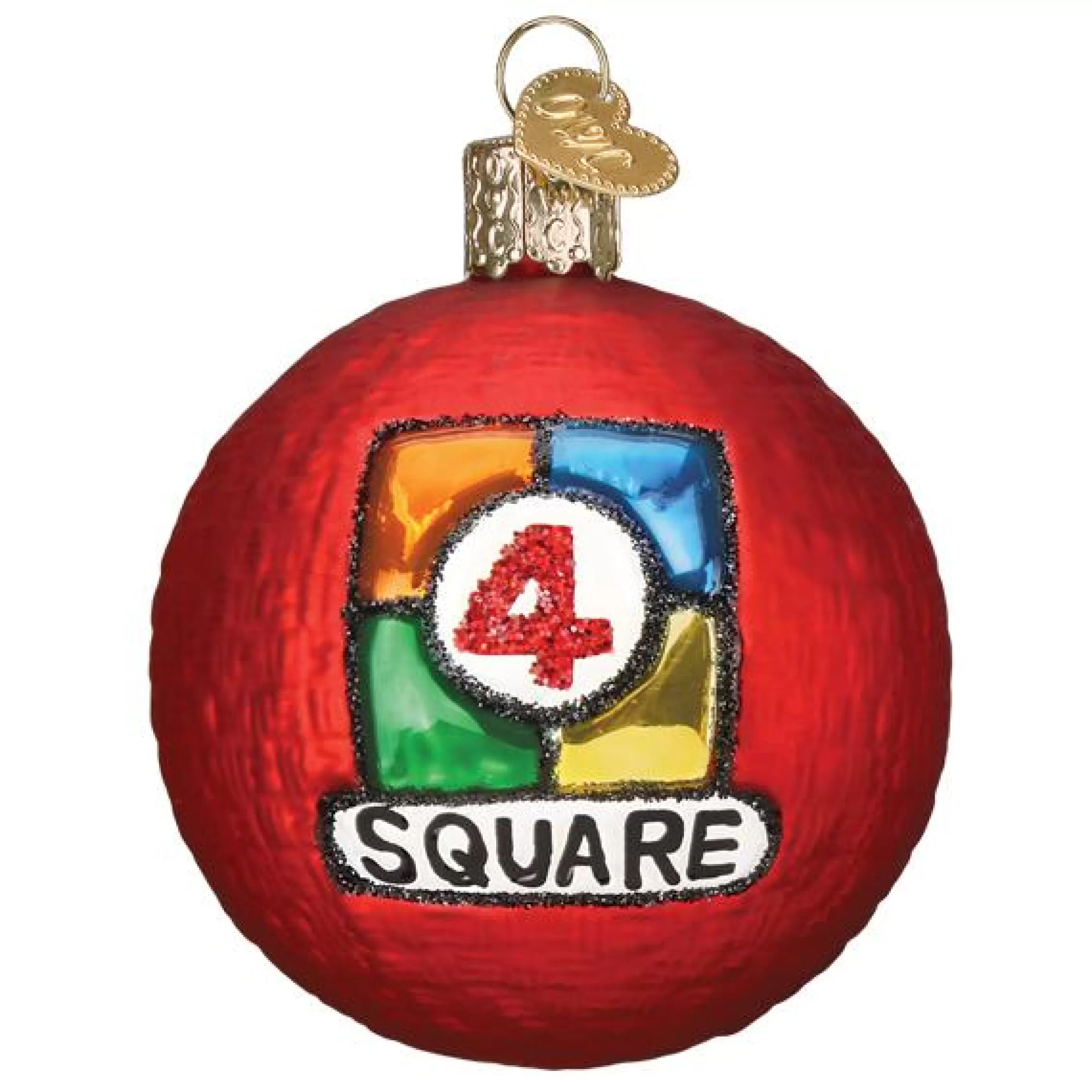 EAST WEST 4 Square Ball Ornament