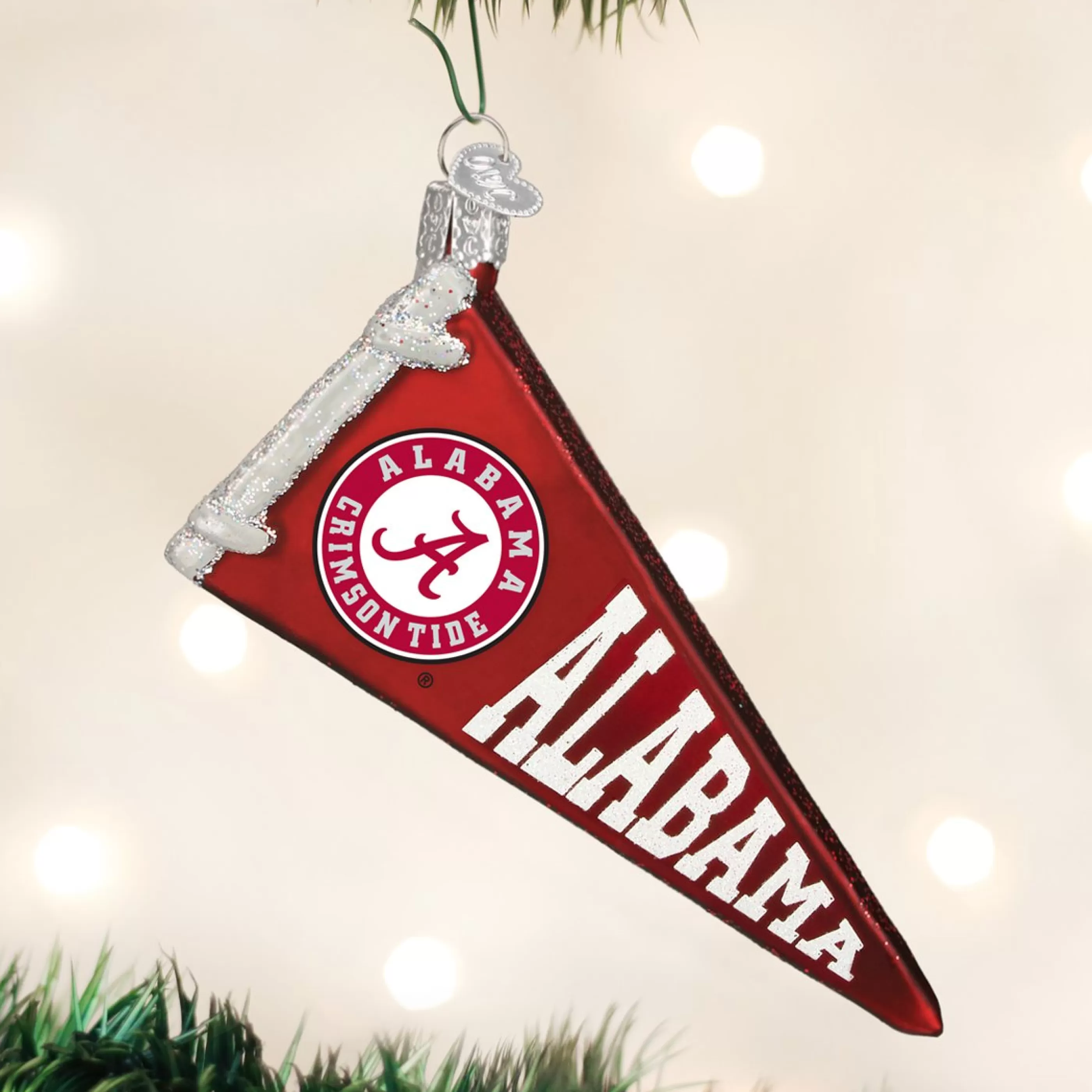 EAST WEST Alabama Pennant Ornament