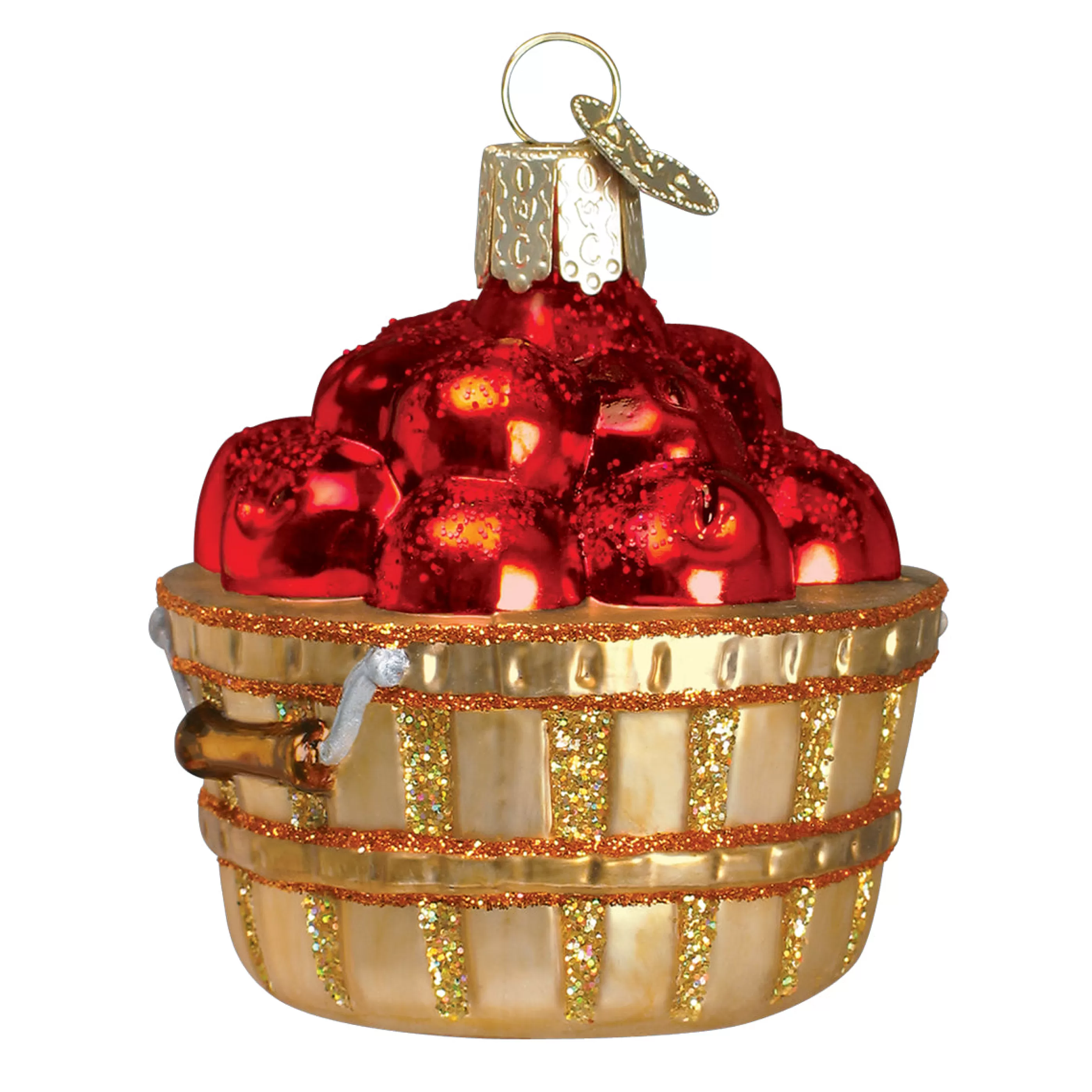 Kasa World Ltd Apple Basket Ornament