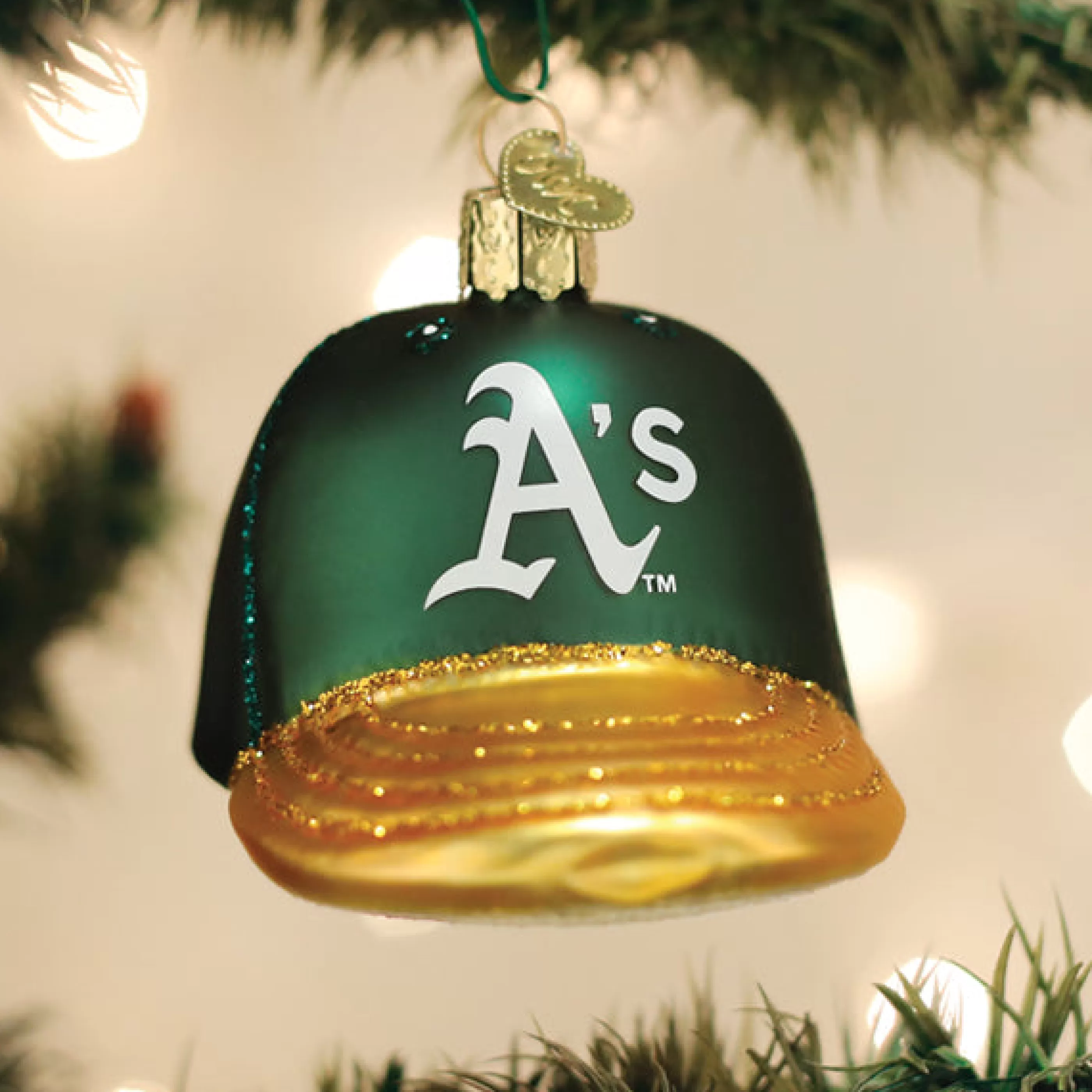 EAST WEST Athletics Baseball Cap Ornament