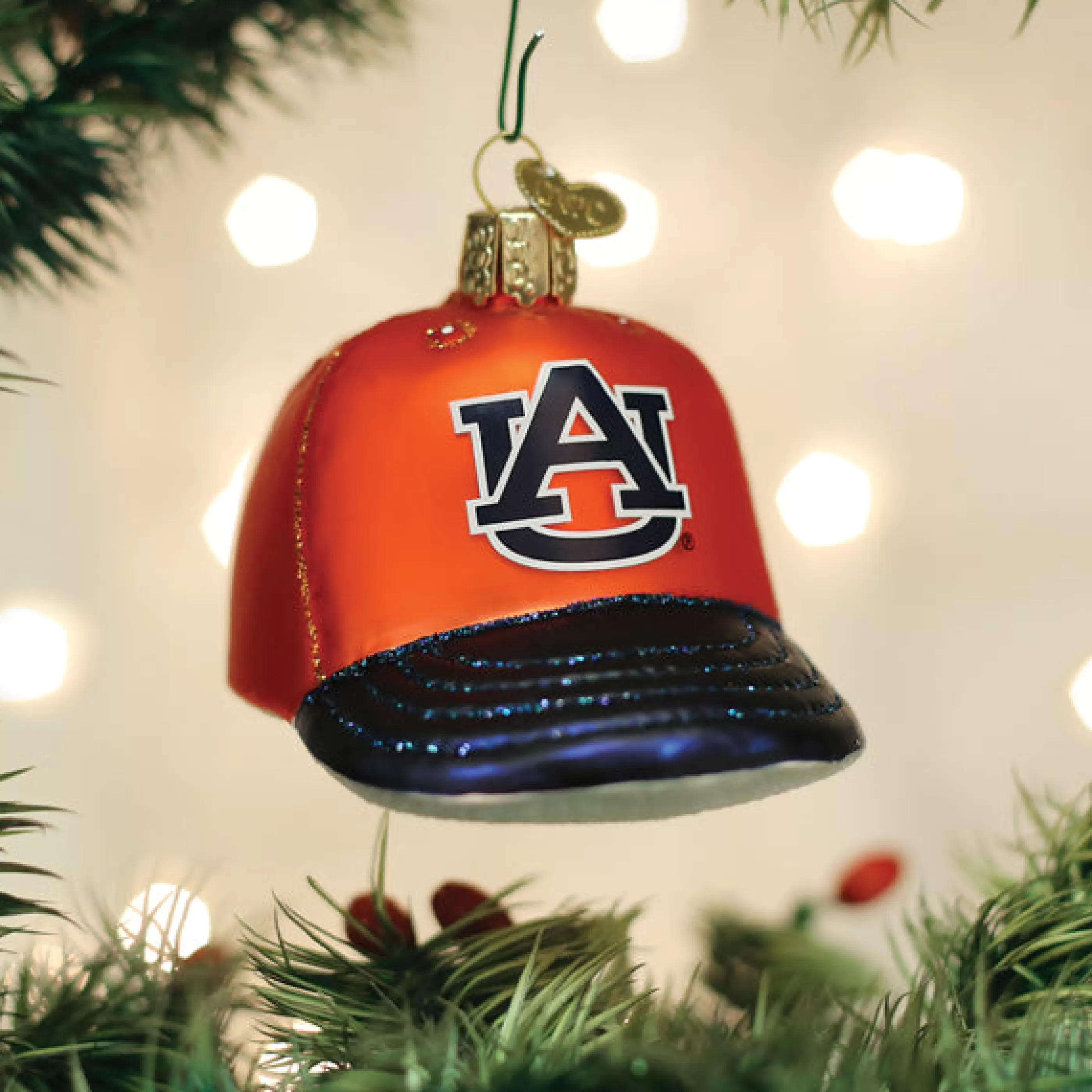 EAST WEST Auburn Baseball Cap Ornament