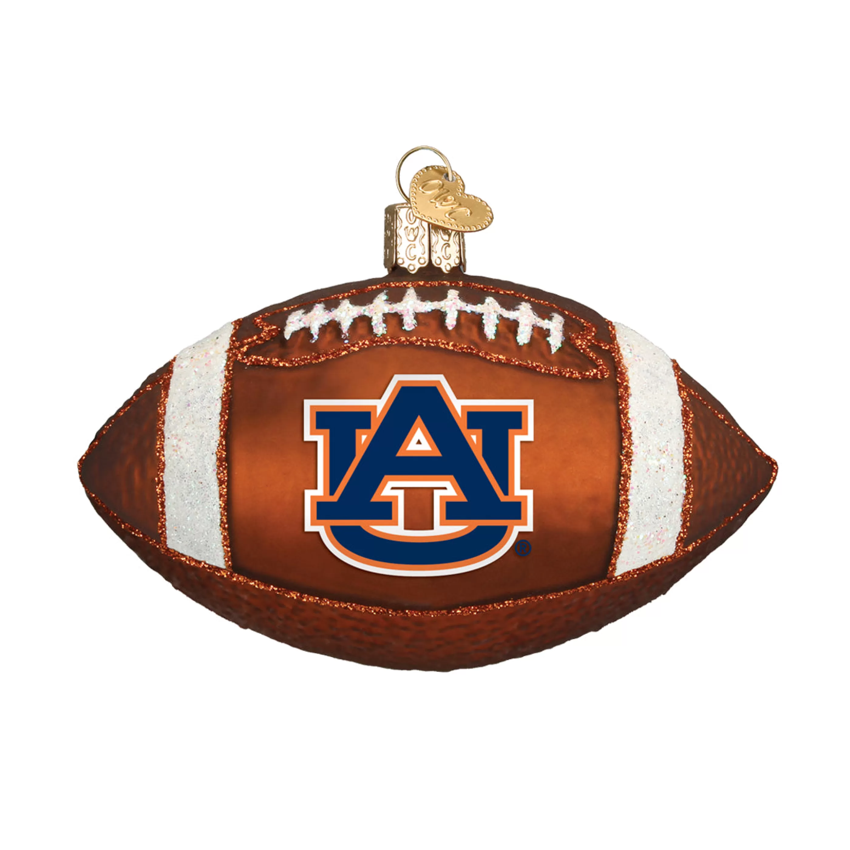 EAST WEST Auburn Football Ornament