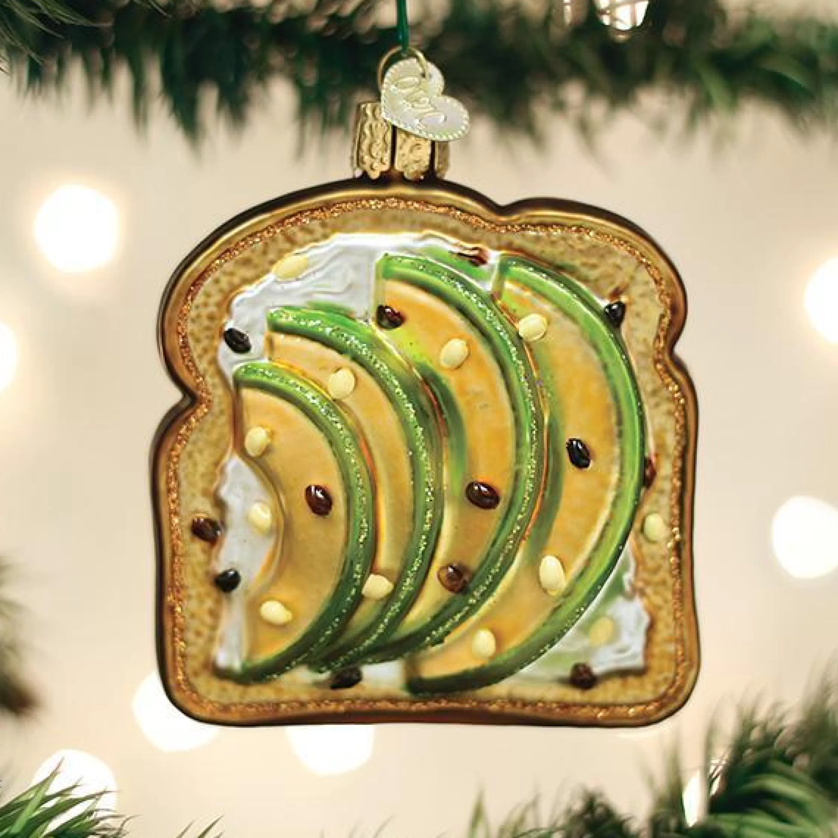 EAST WEST Avocado Toast Ornament