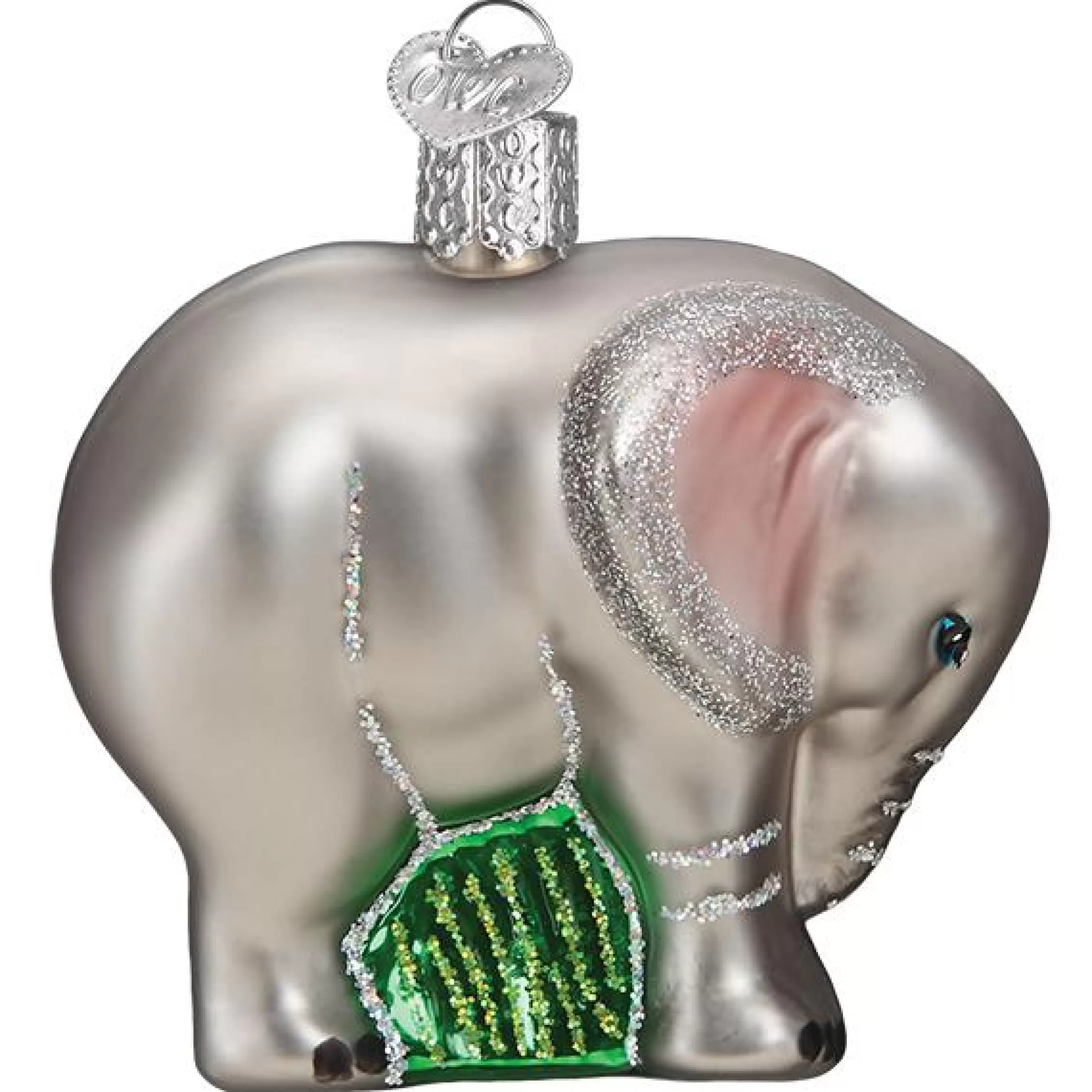 EAST WEST Baby Elephant Ornament