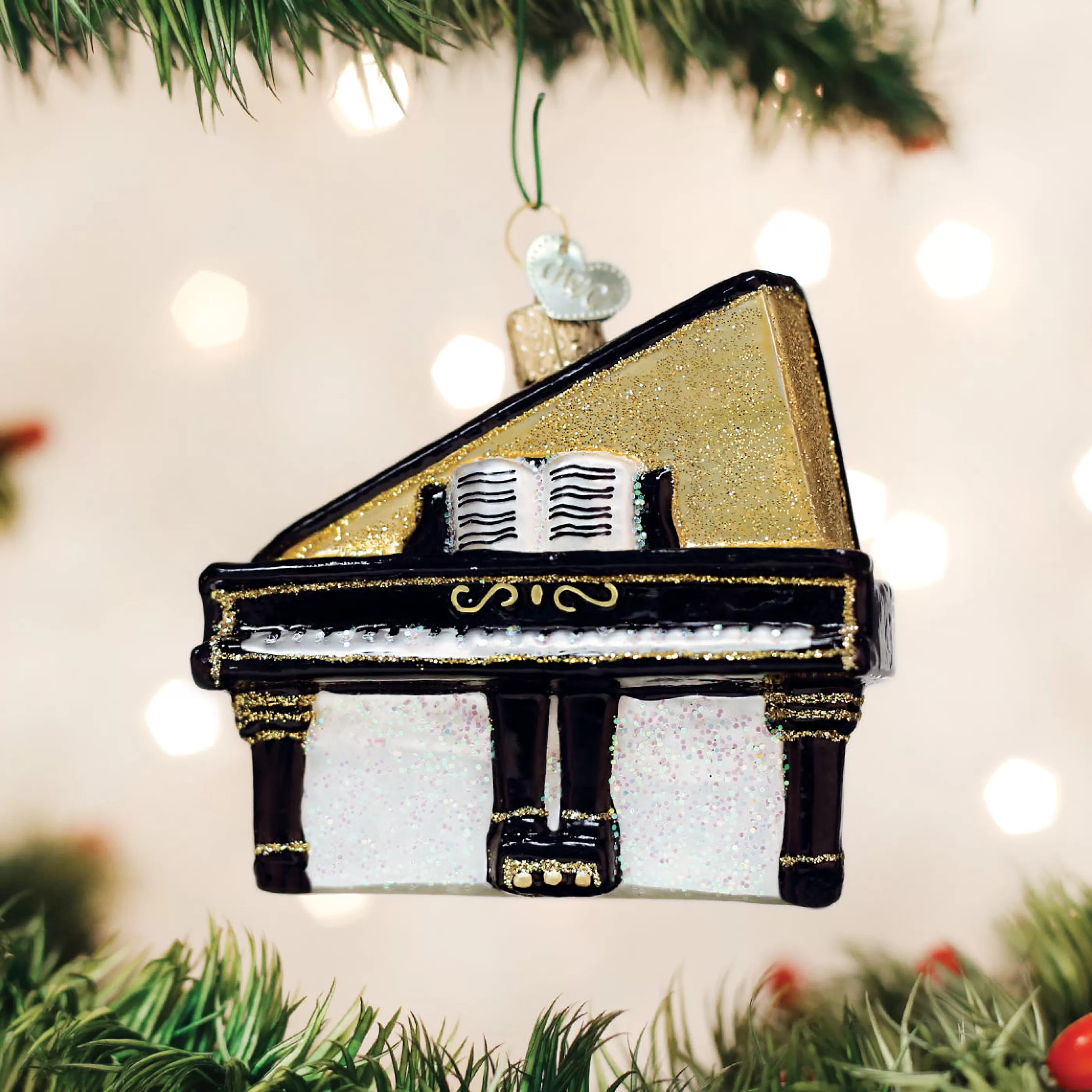 EAST WEST Baby Grand Piano Ornament