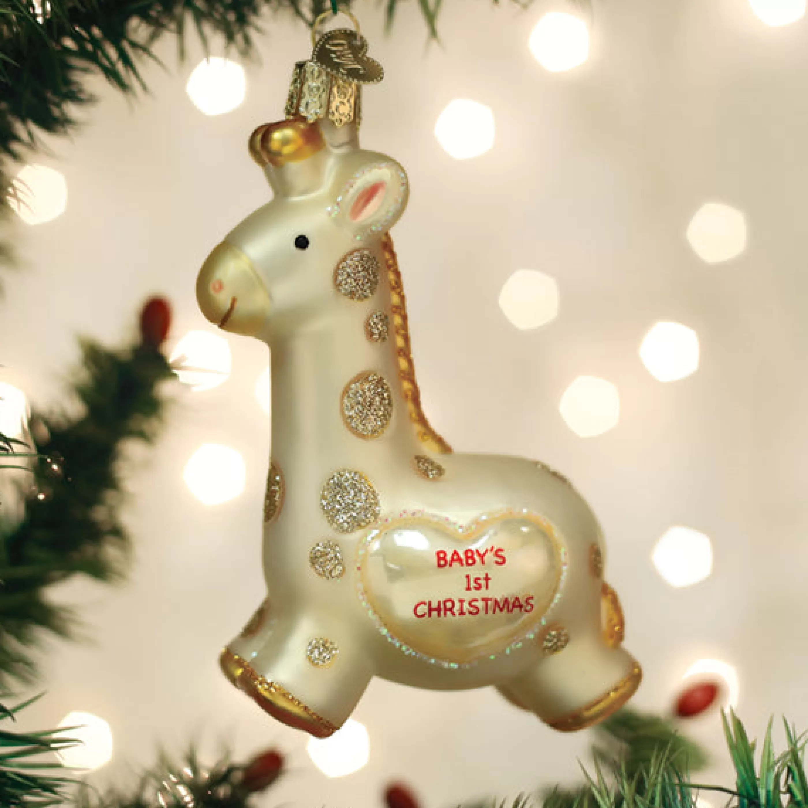 Kasa World Ltd Baby's First Christmas Giraffe Ornament