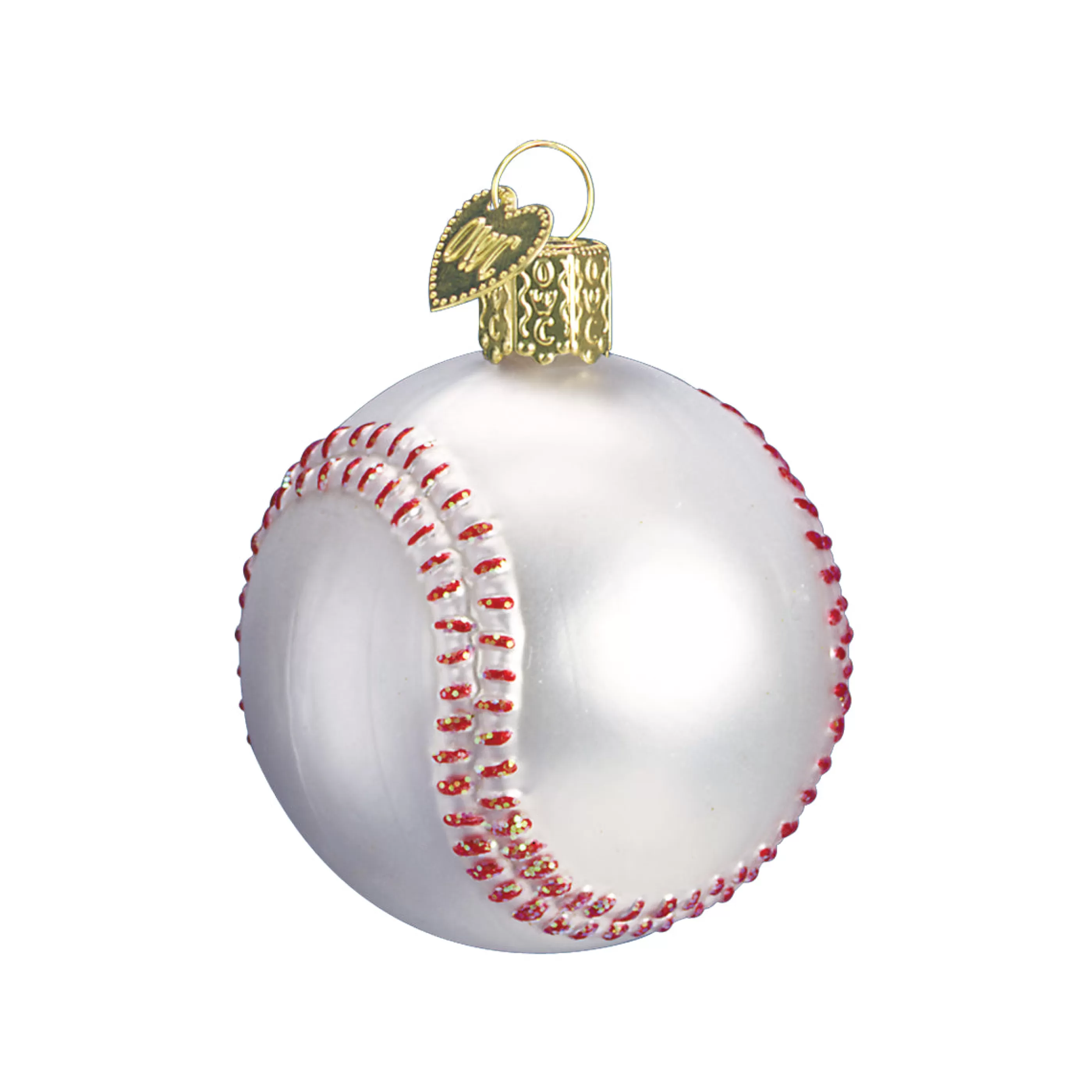 EAST WEST Baseball Christmas Ornament