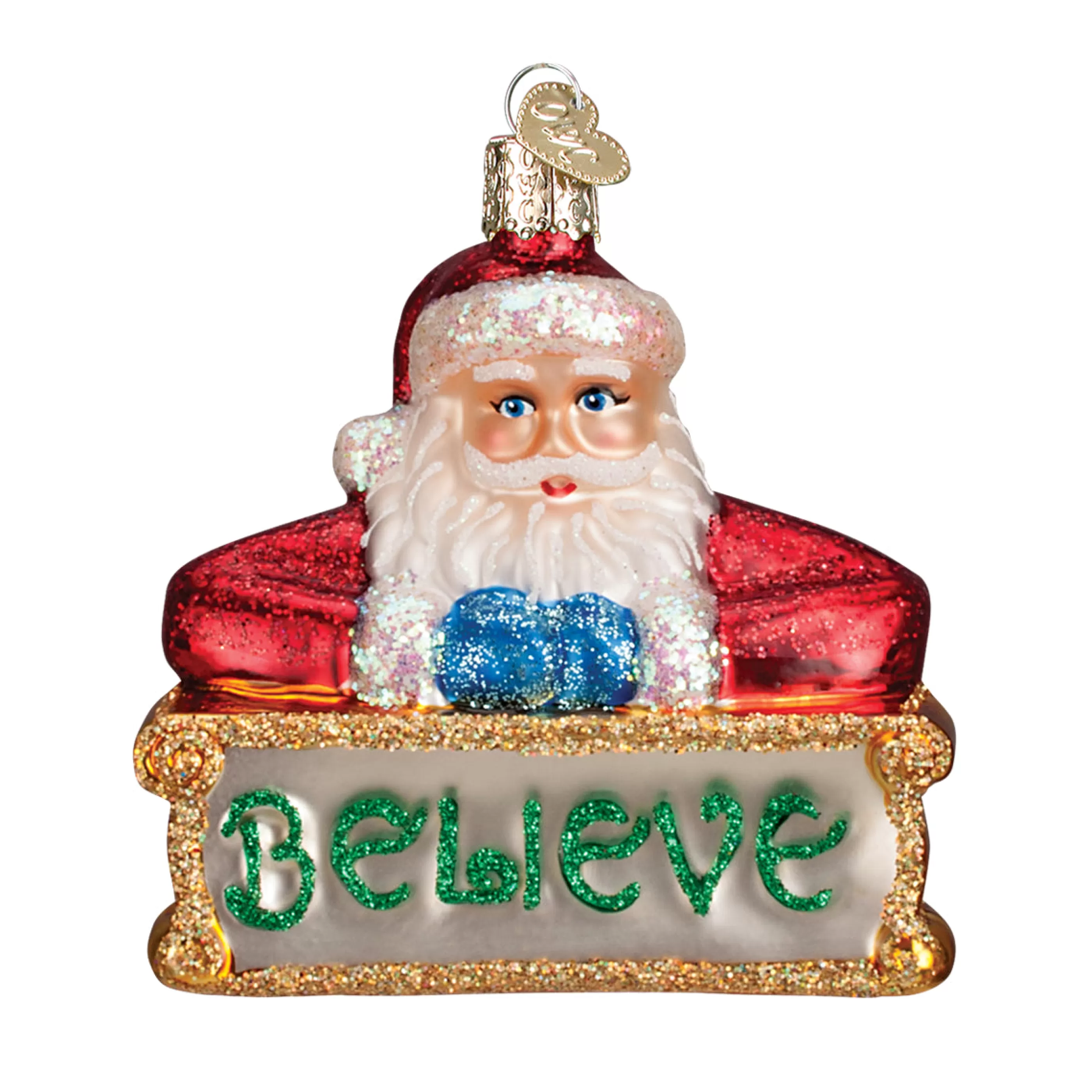 Kasa World Ltd Believe Santa Ornament