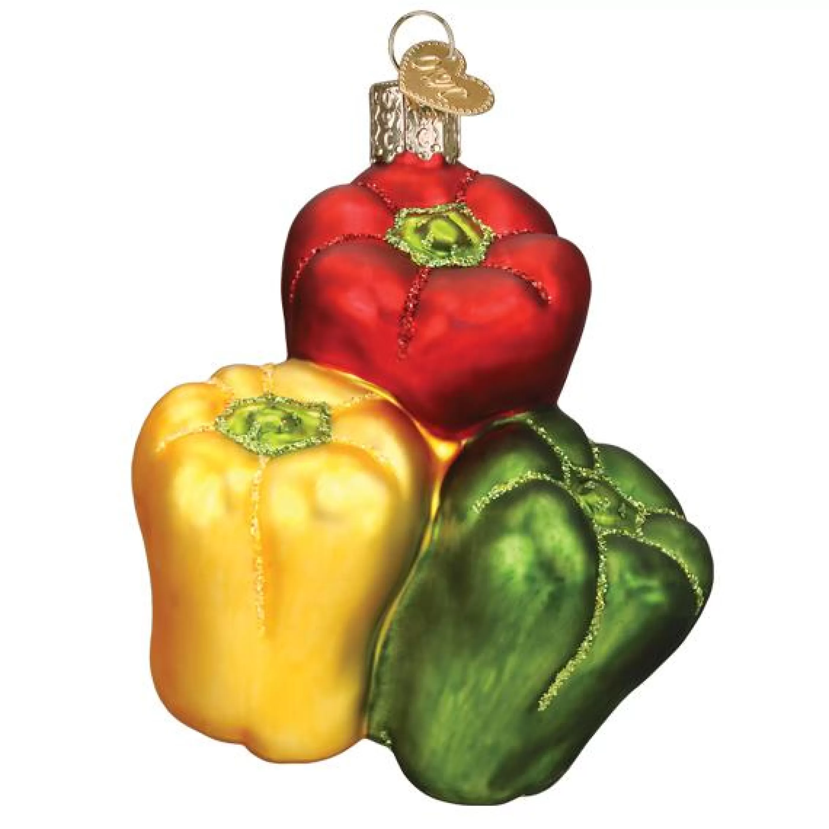 EAST WEST Bell Peppers Ornament