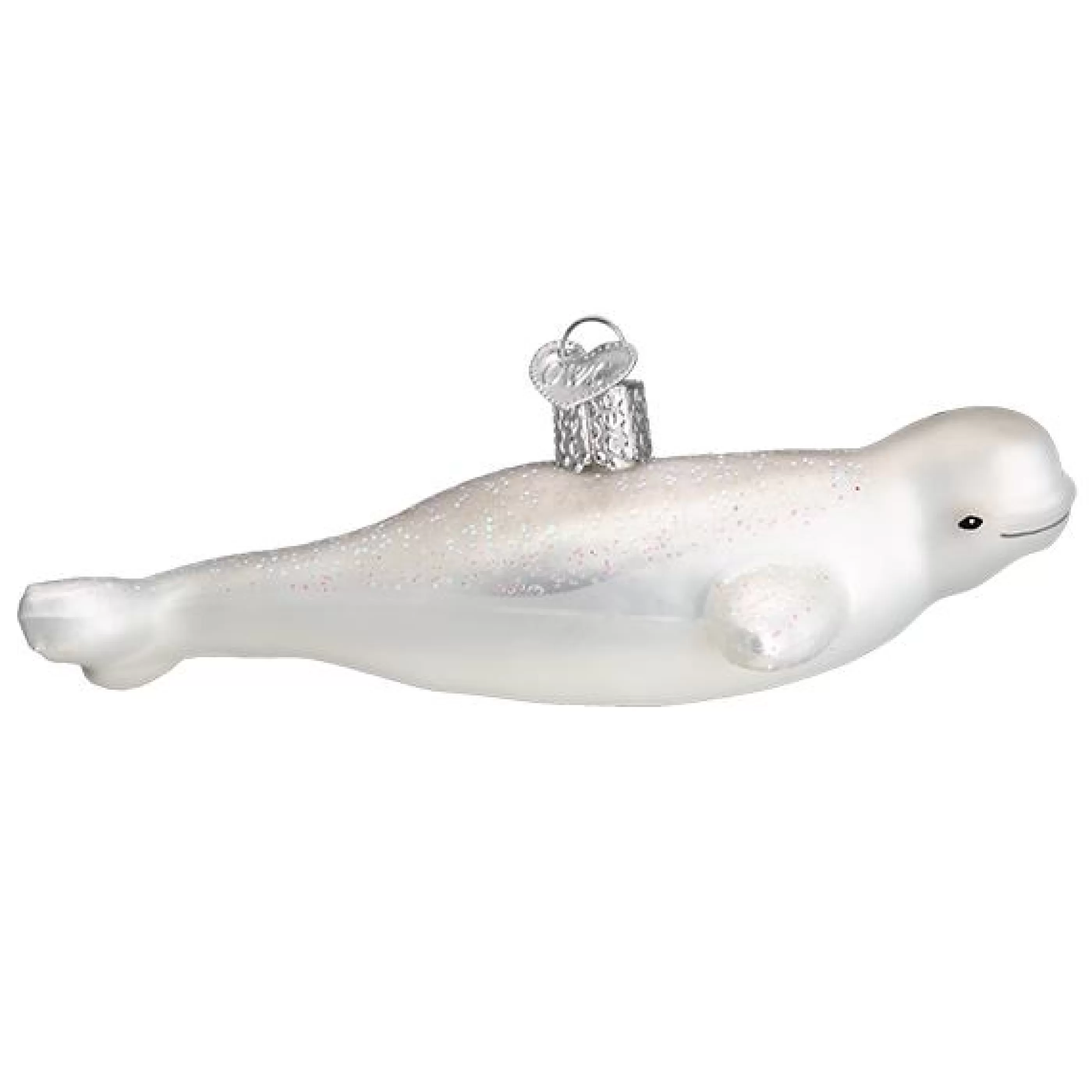 EAST WEST Beluga Whale Ornament