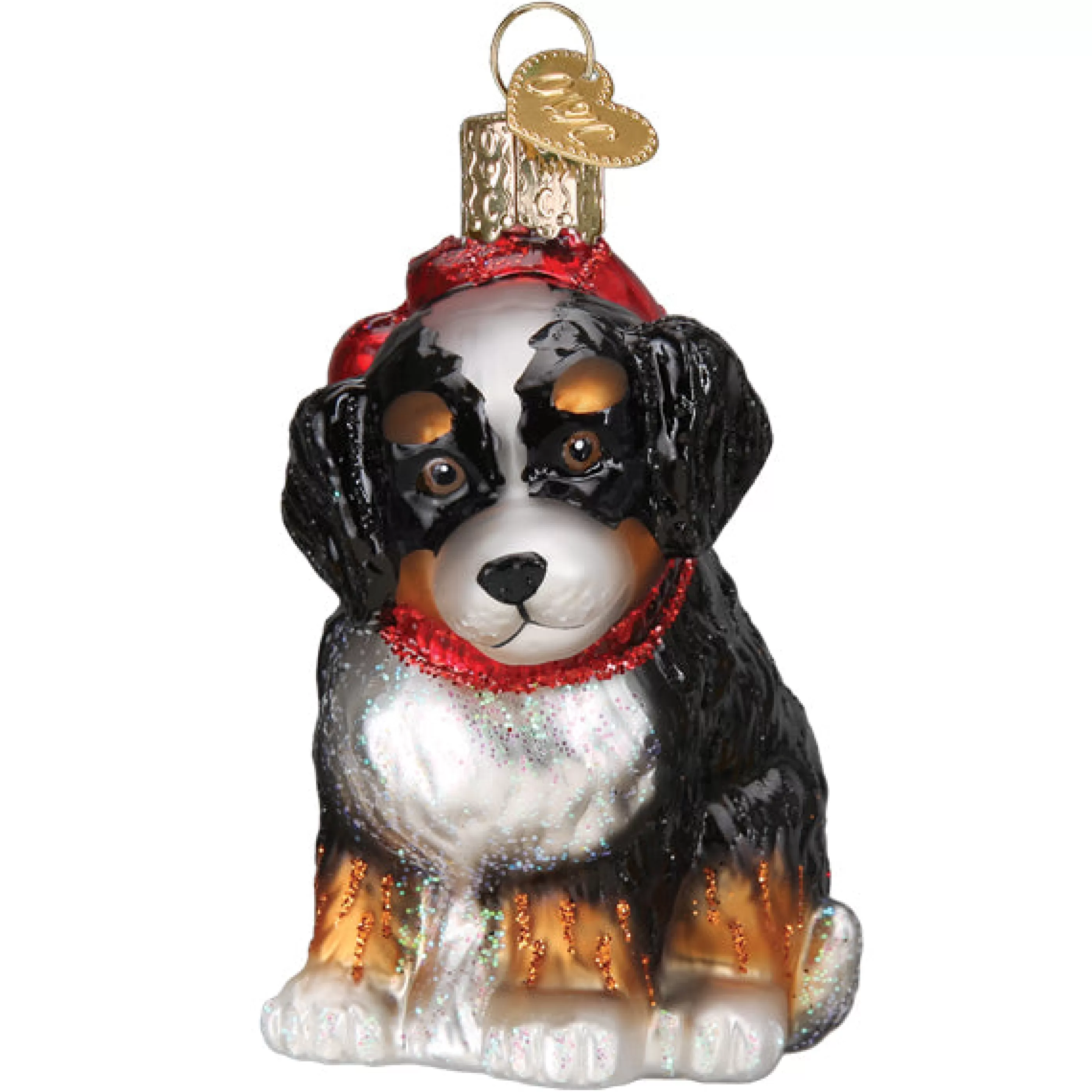 EAST WEST Bernedoodle Puppy Ornament