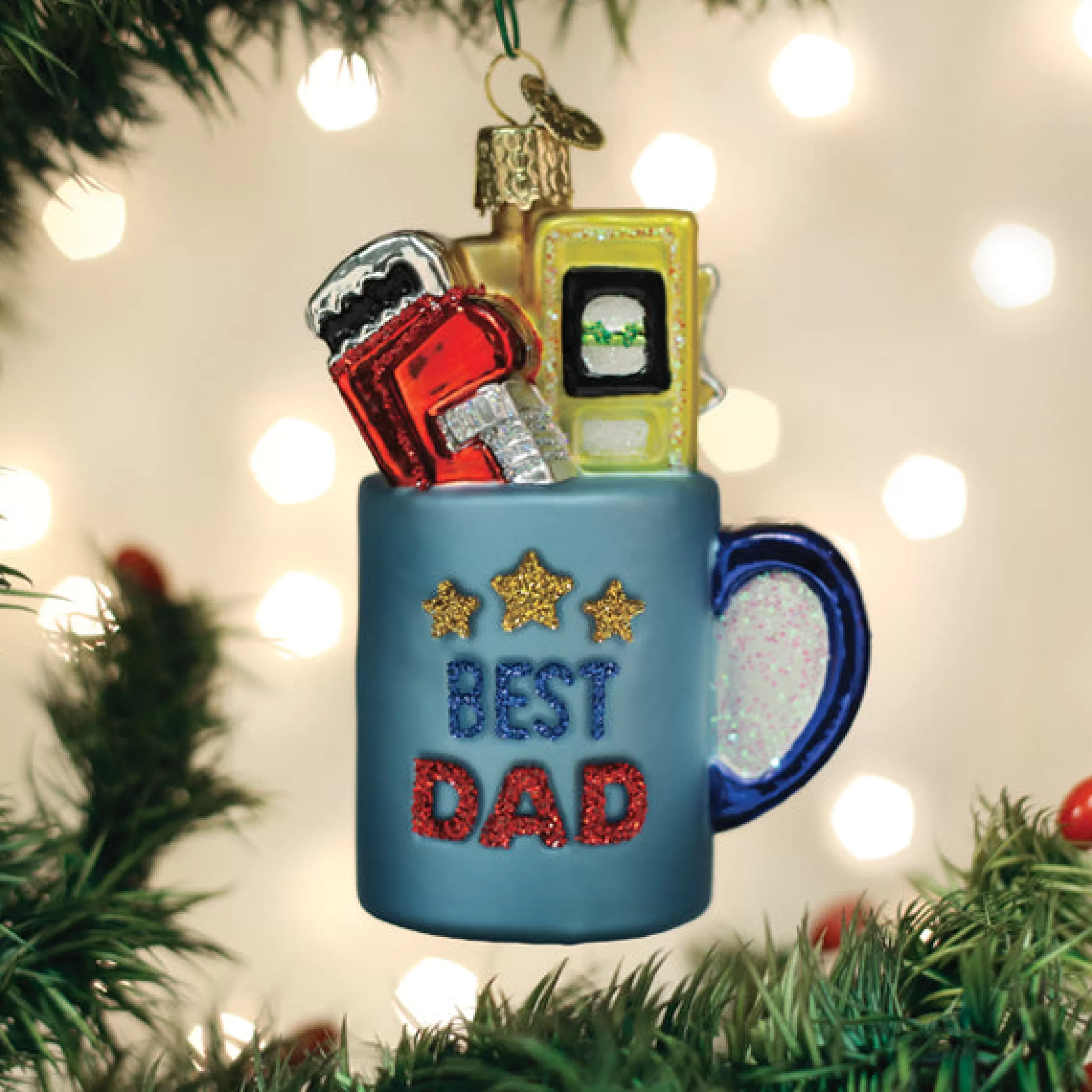 Kasa World Ltd Best Dad Mug Ornament