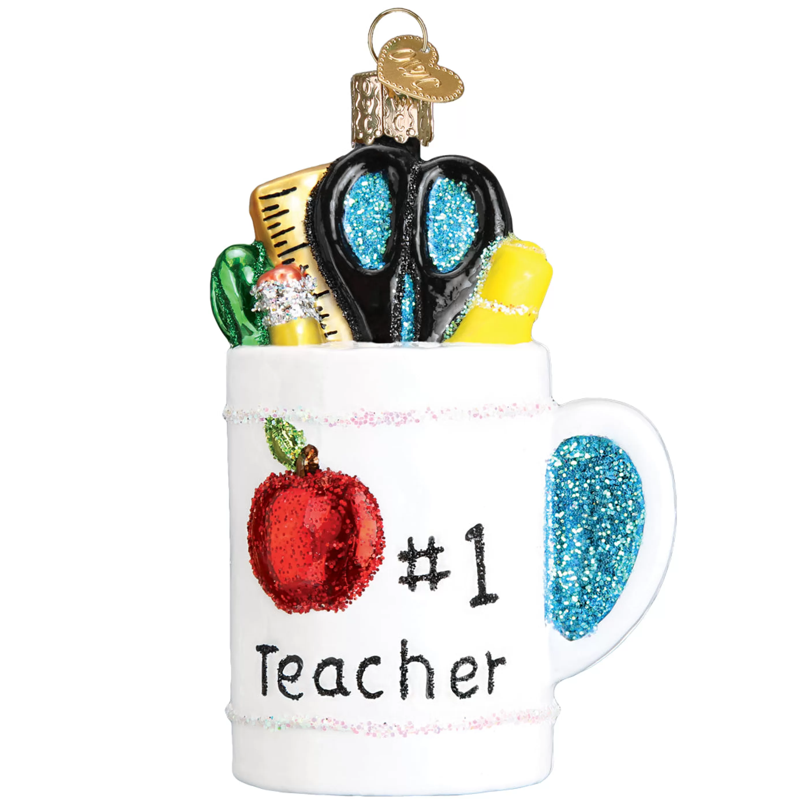 Kasa World Ltd Best Teacher Mug Ornament