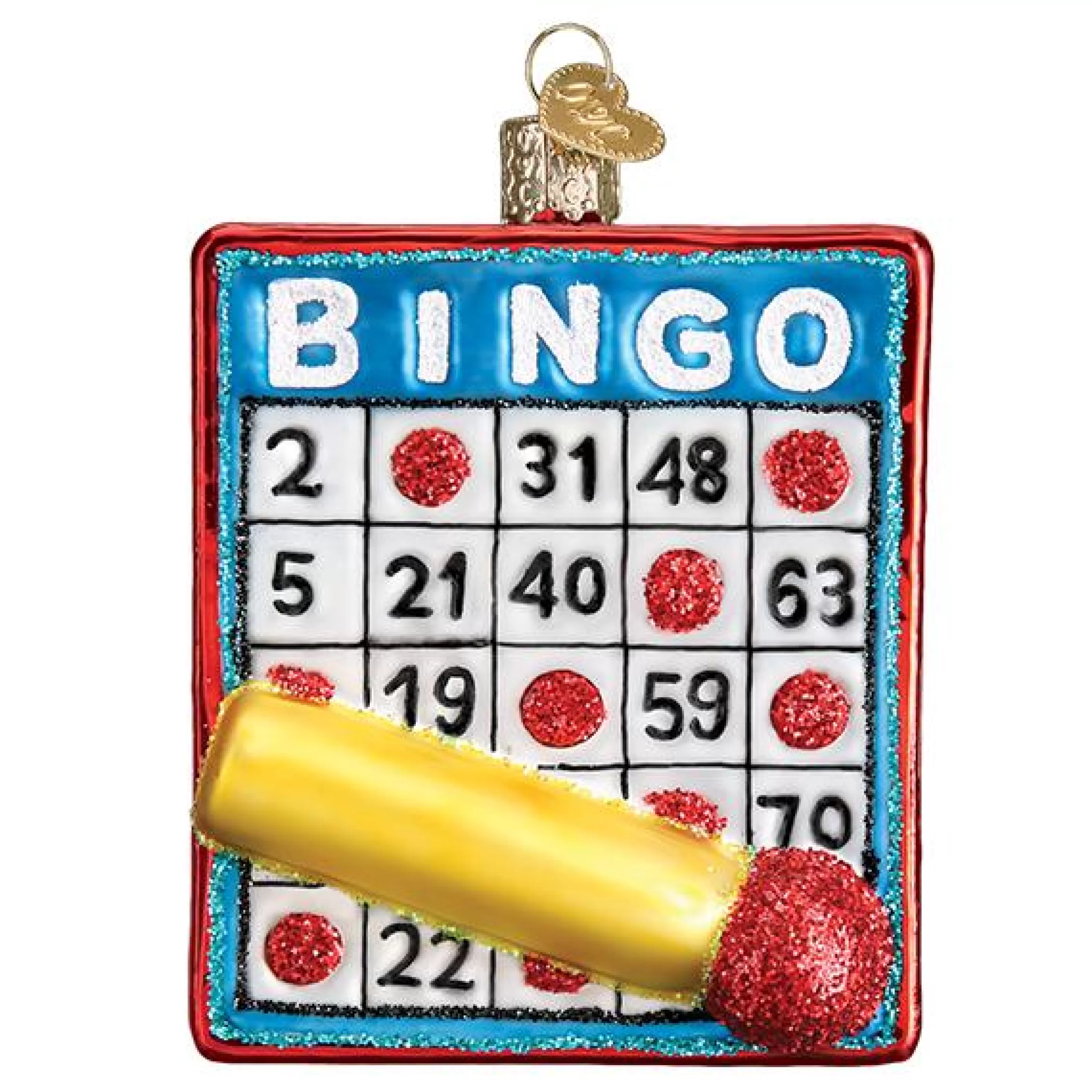 EAST WEST Bingo Ornament