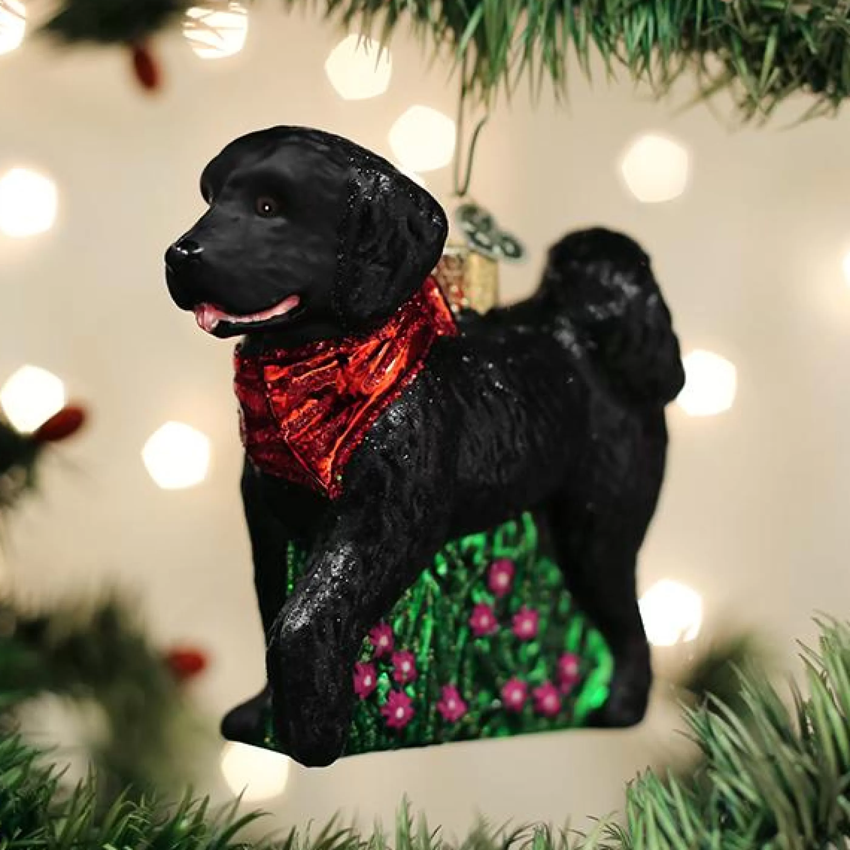 Kasa World Ltd Black Doodle Dog Ornament