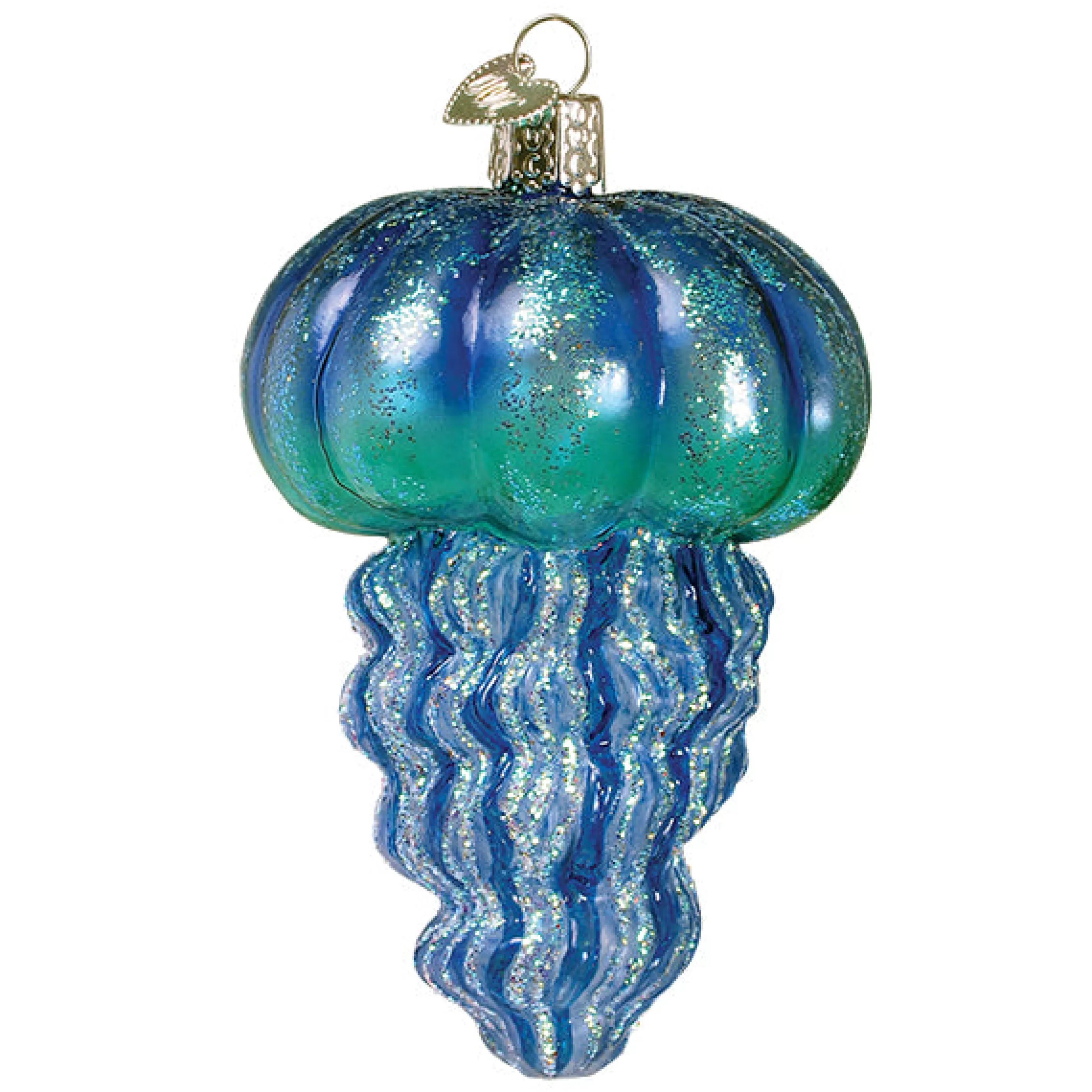 Kasa World Ltd Blue Jellyfish Ornament