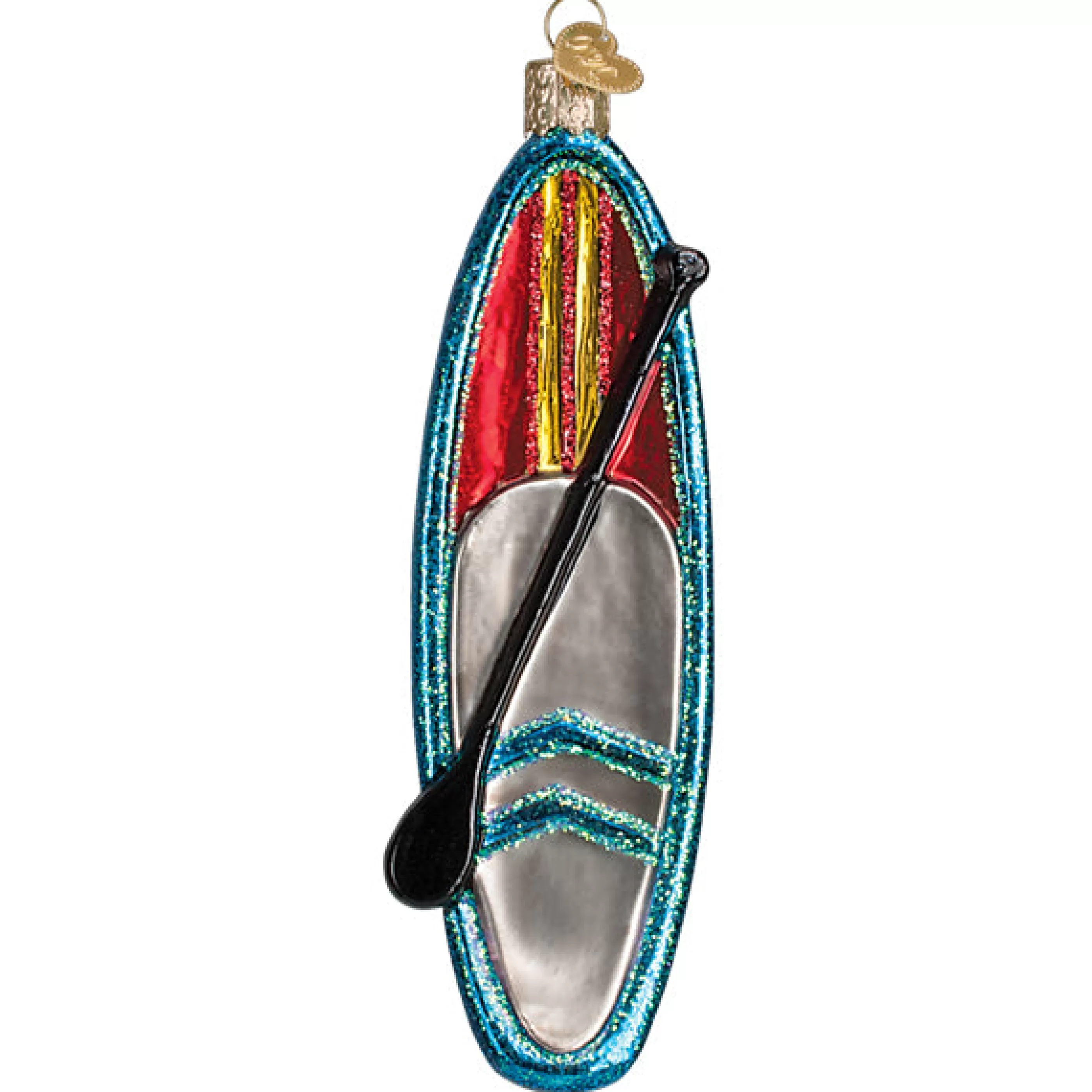 Kasa World Ltd Blue Stand Up Paddle Board Ornament