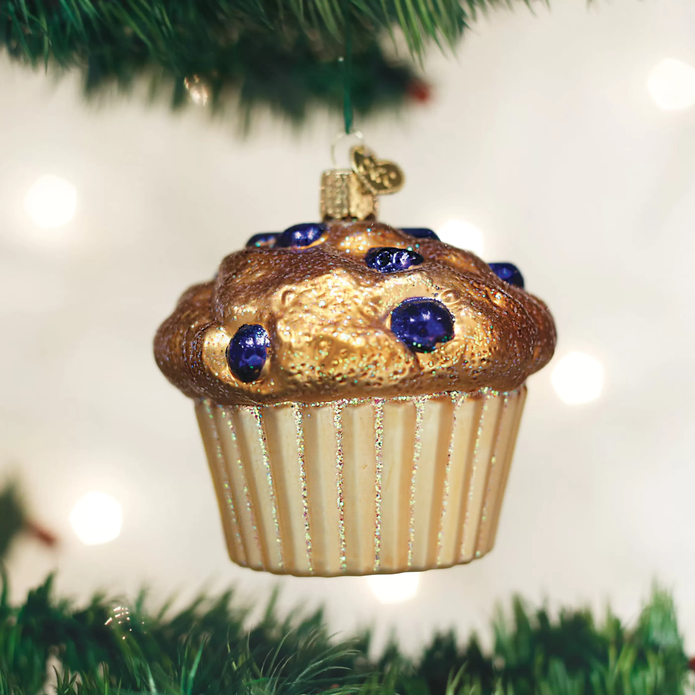 EAST WEST Blueberry Muffin Ornament