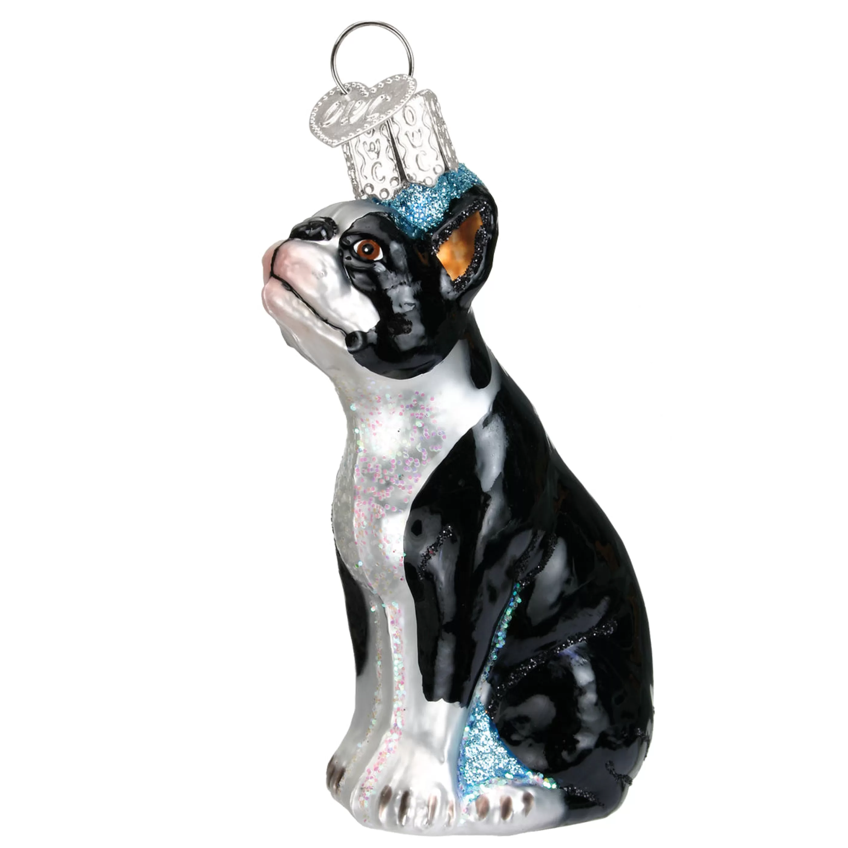 EAST WEST Boston Terrier Ornament