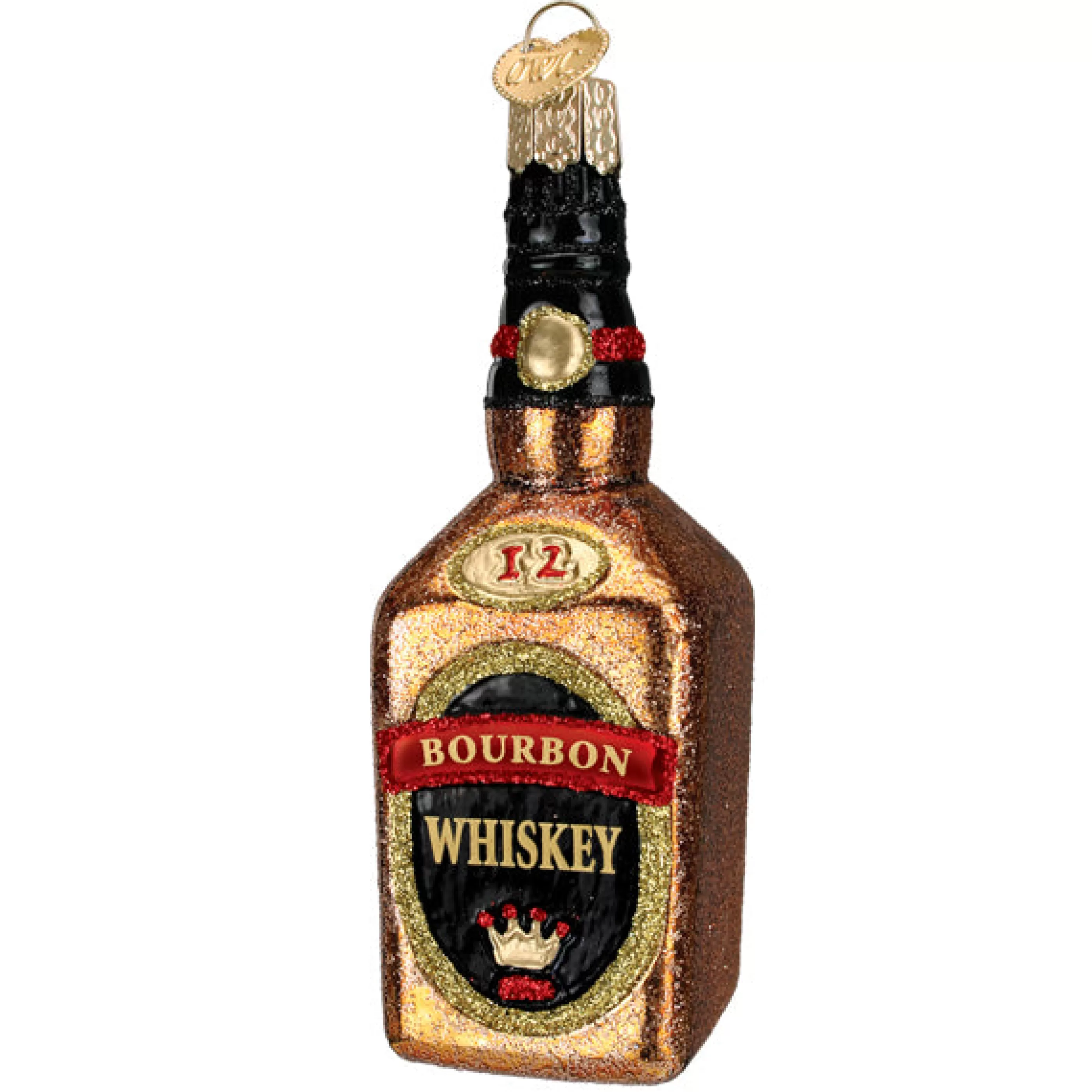 Kasa World Ltd Bourbon Bottle Ornament