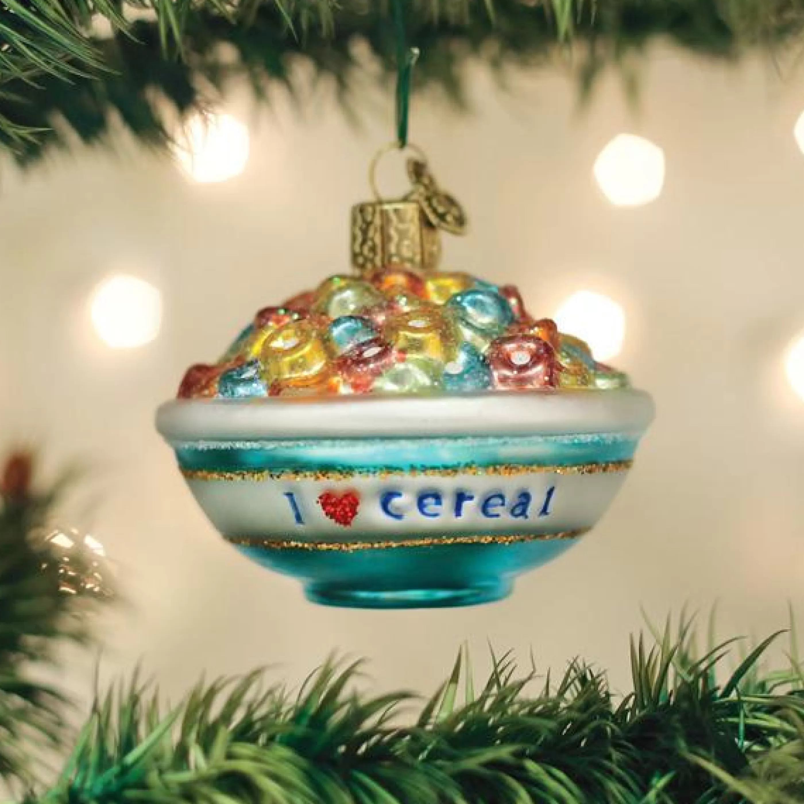 EAST WEST Bowl Of Cereal Ornament