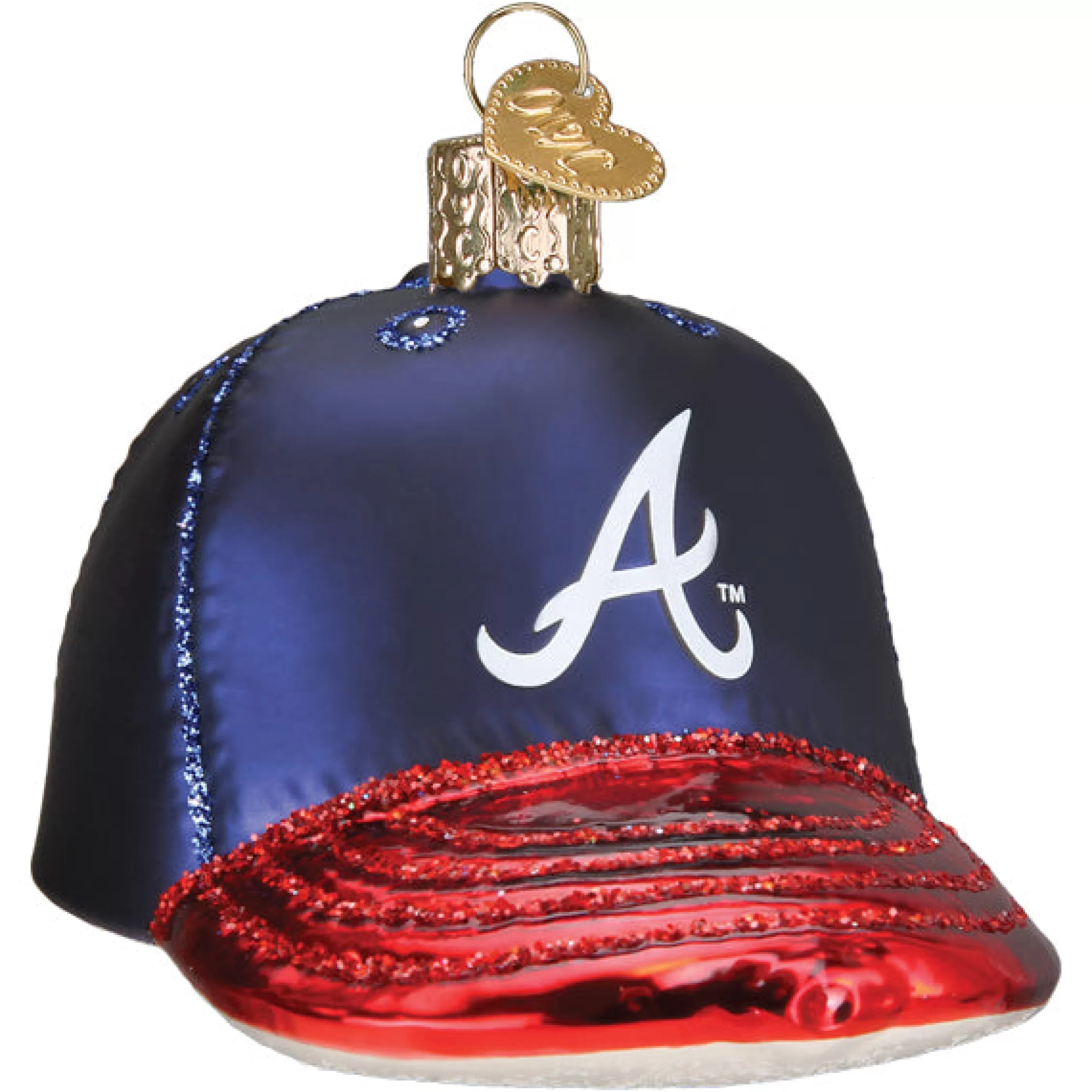 EAST WEST Braves Baseball Cap Ornament