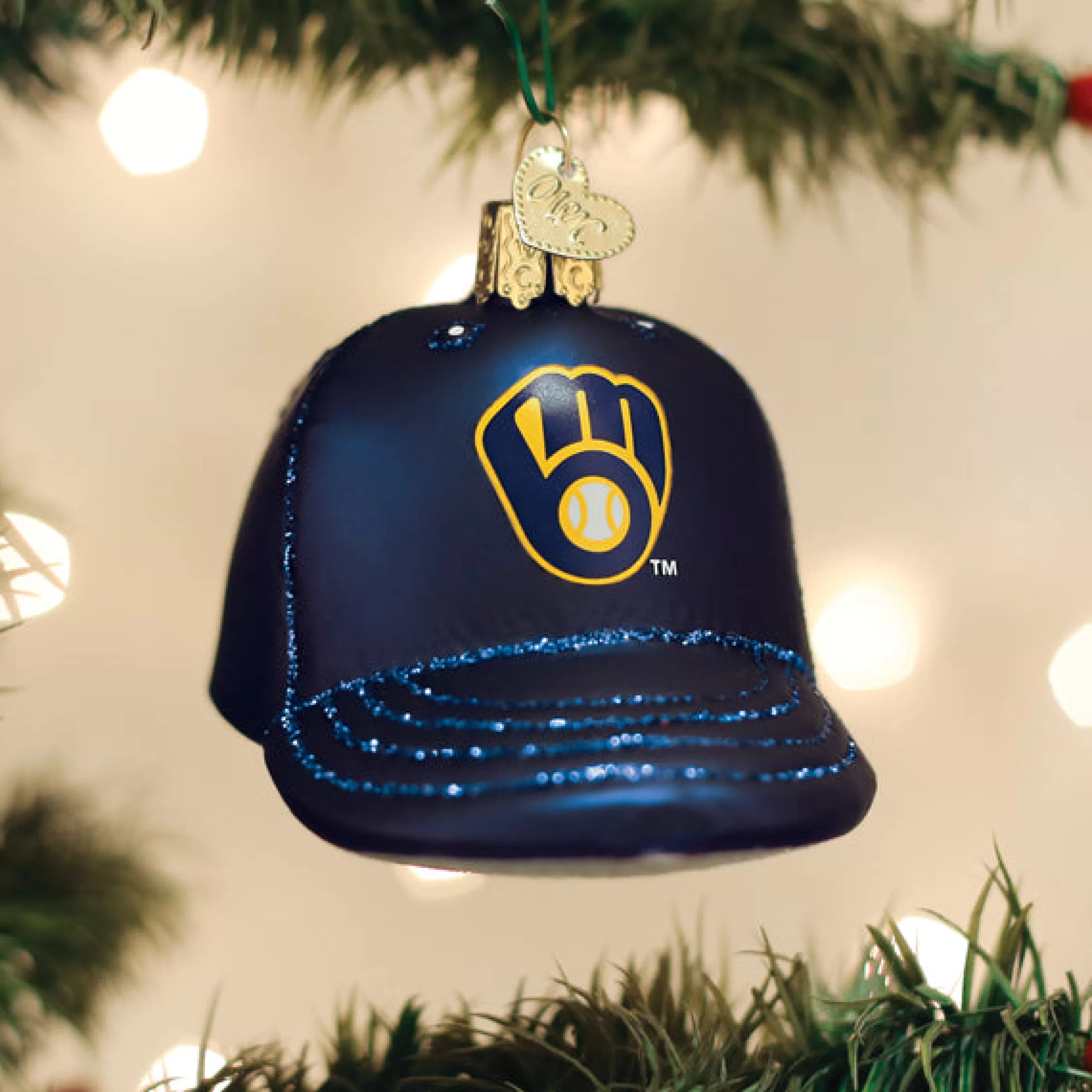 EAST WEST Brewers Baseball Cap Ornament