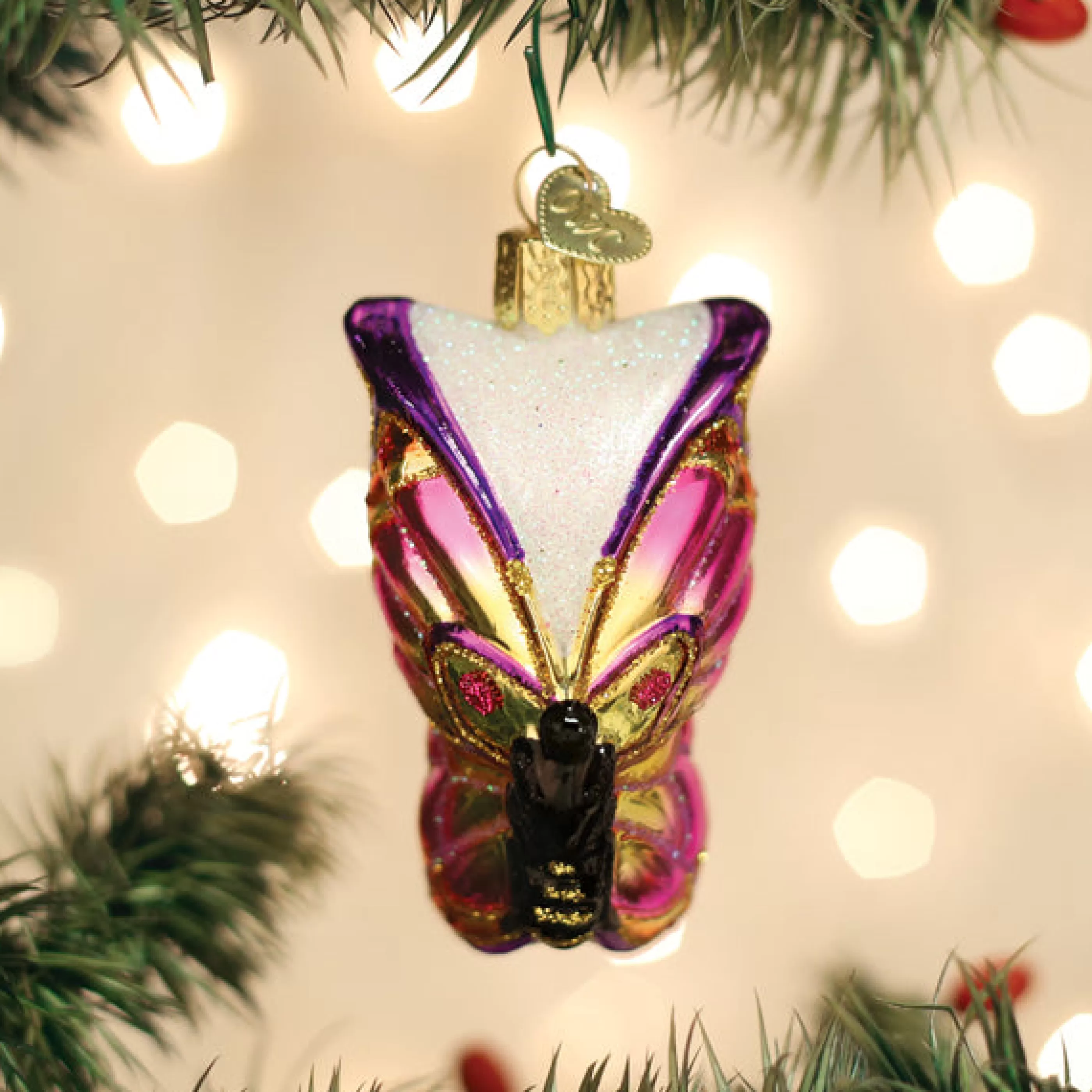 EAST WEST Bright Butterfly Ornament