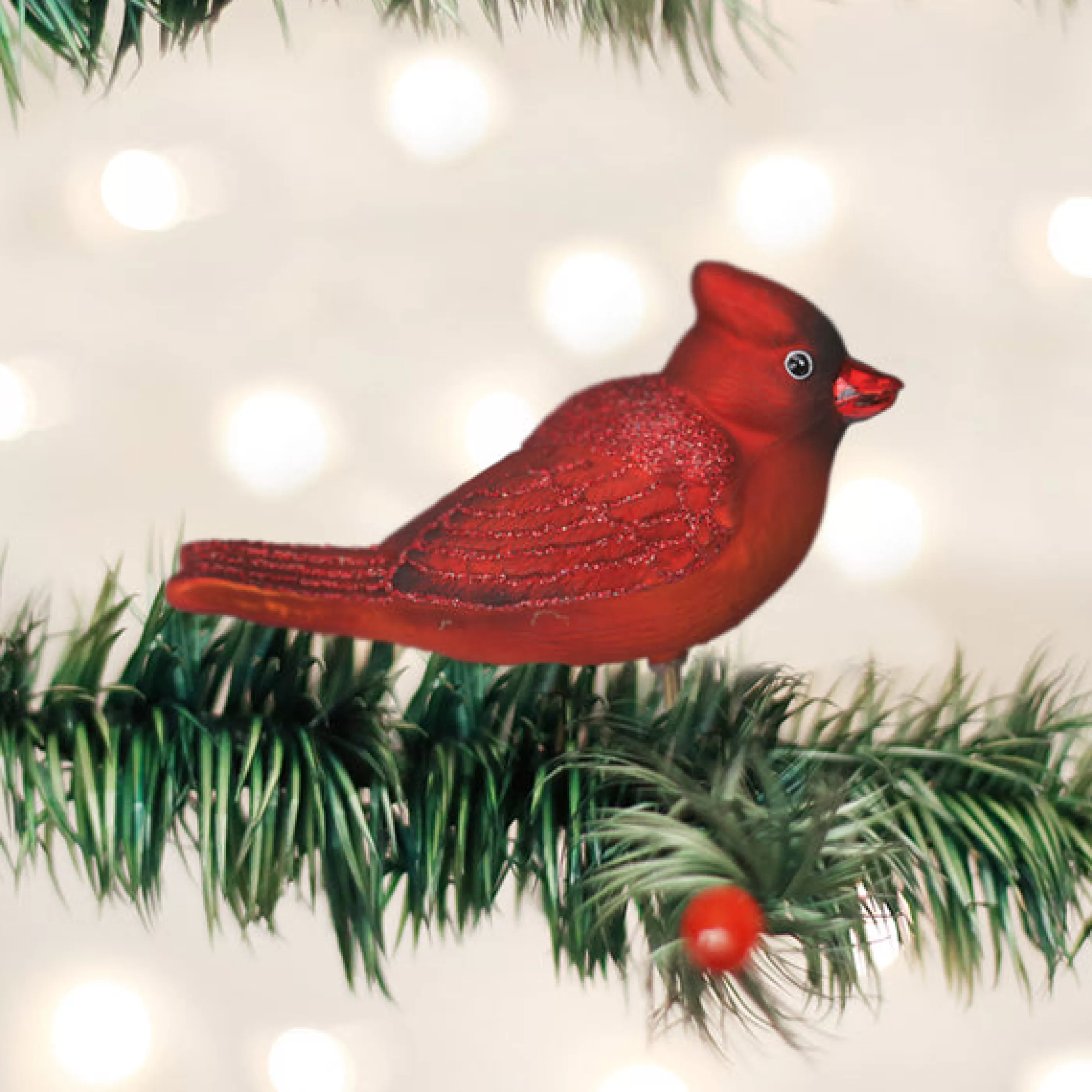 Kasa World Ltd Bright Red Cardinal Ornament