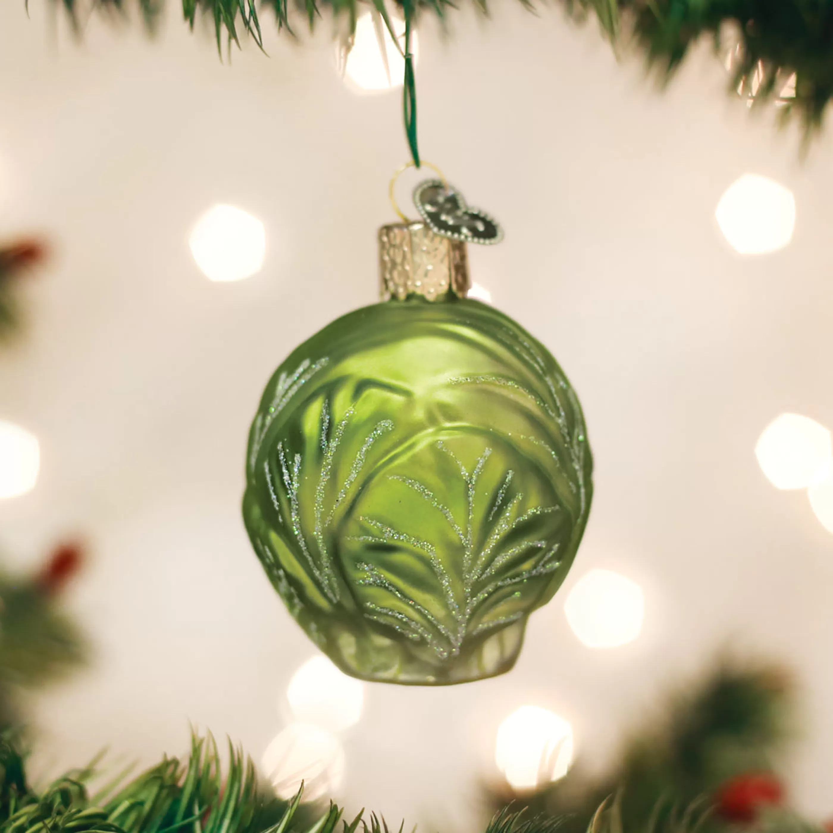 EAST WEST Brussel Sprout Ornament