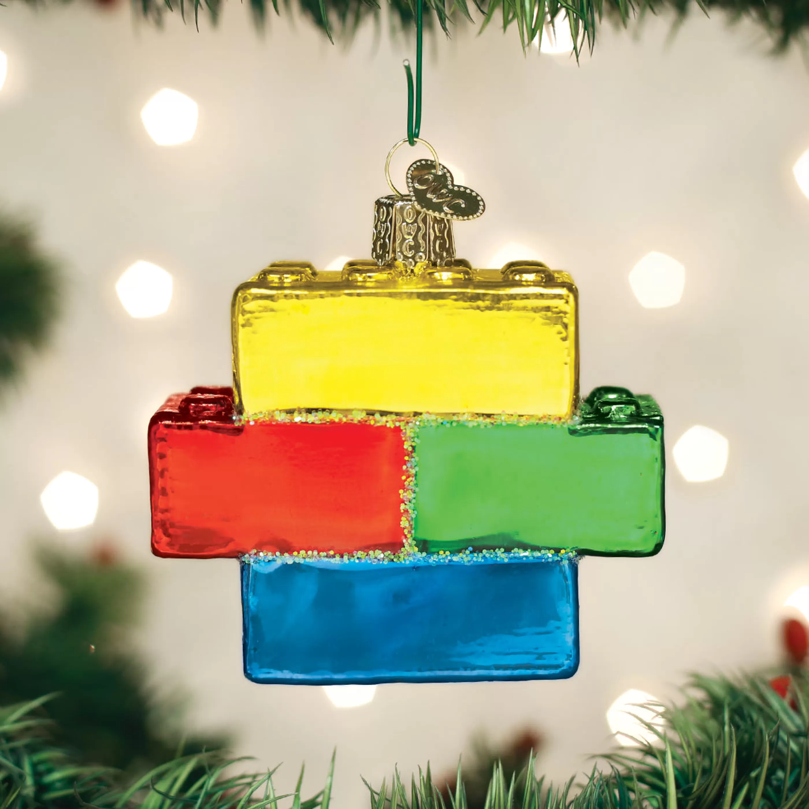 EAST WEST Building Blocks Ornament