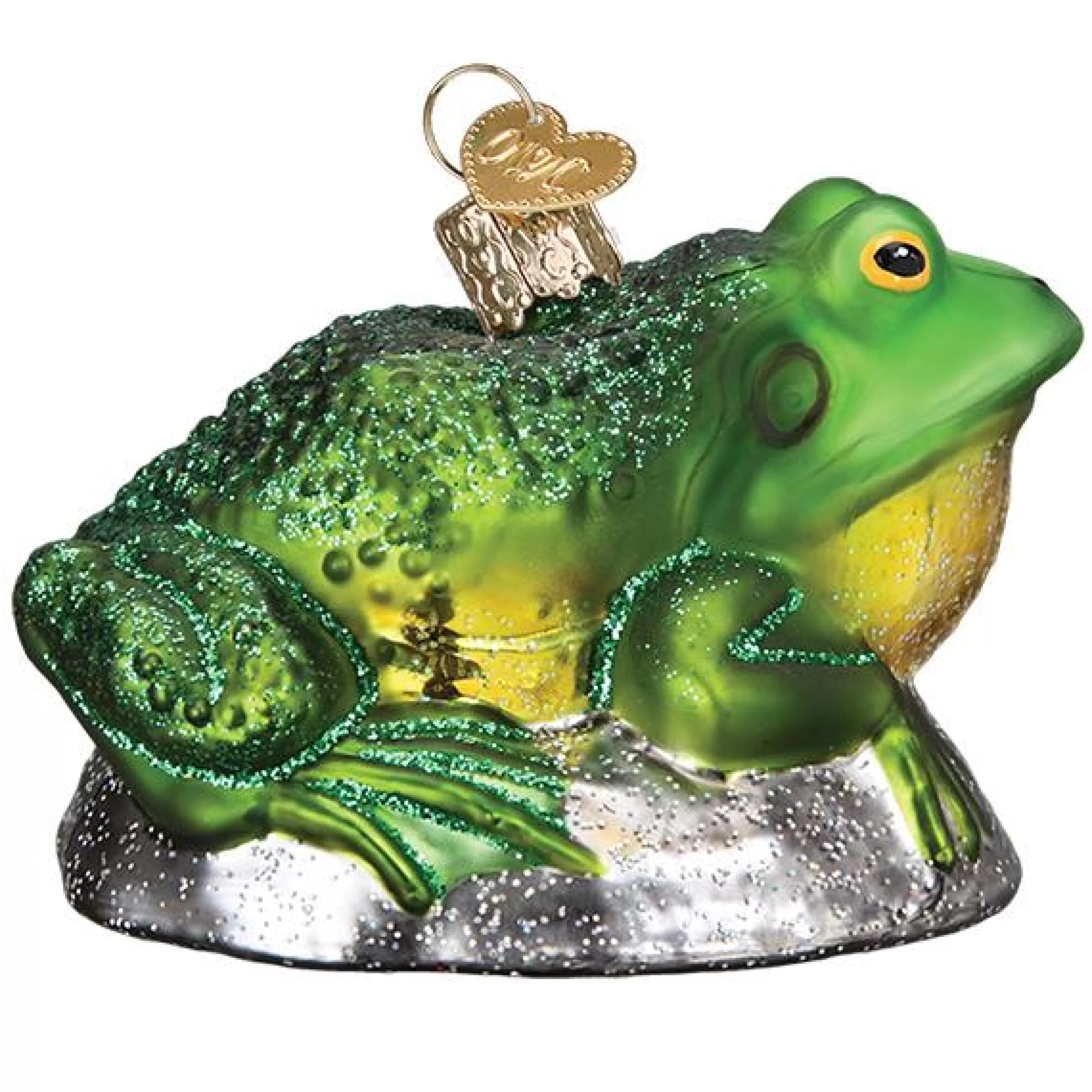 EAST WEST Bull Frog Ornament