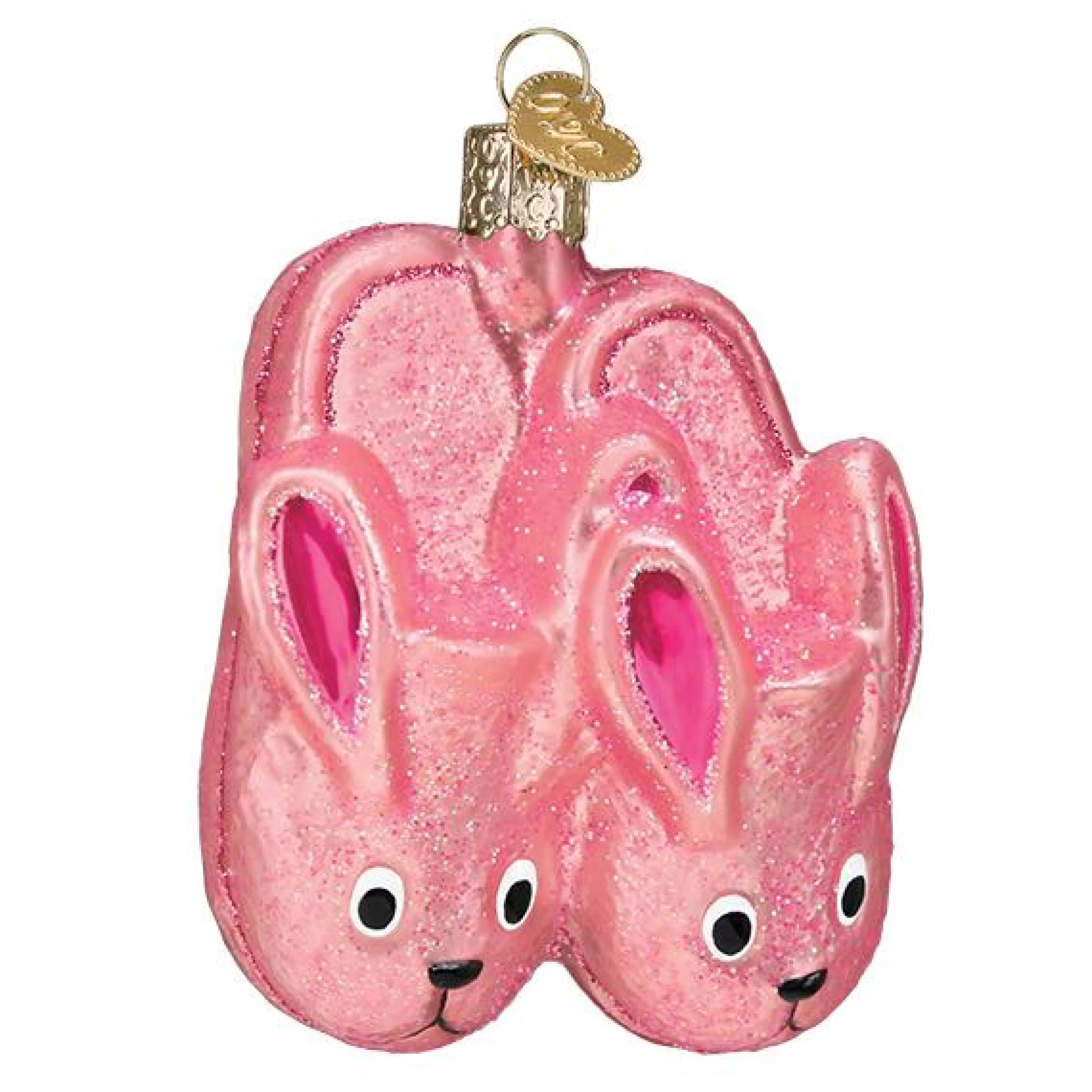 EAST WEST Bunny Slippers Ornament