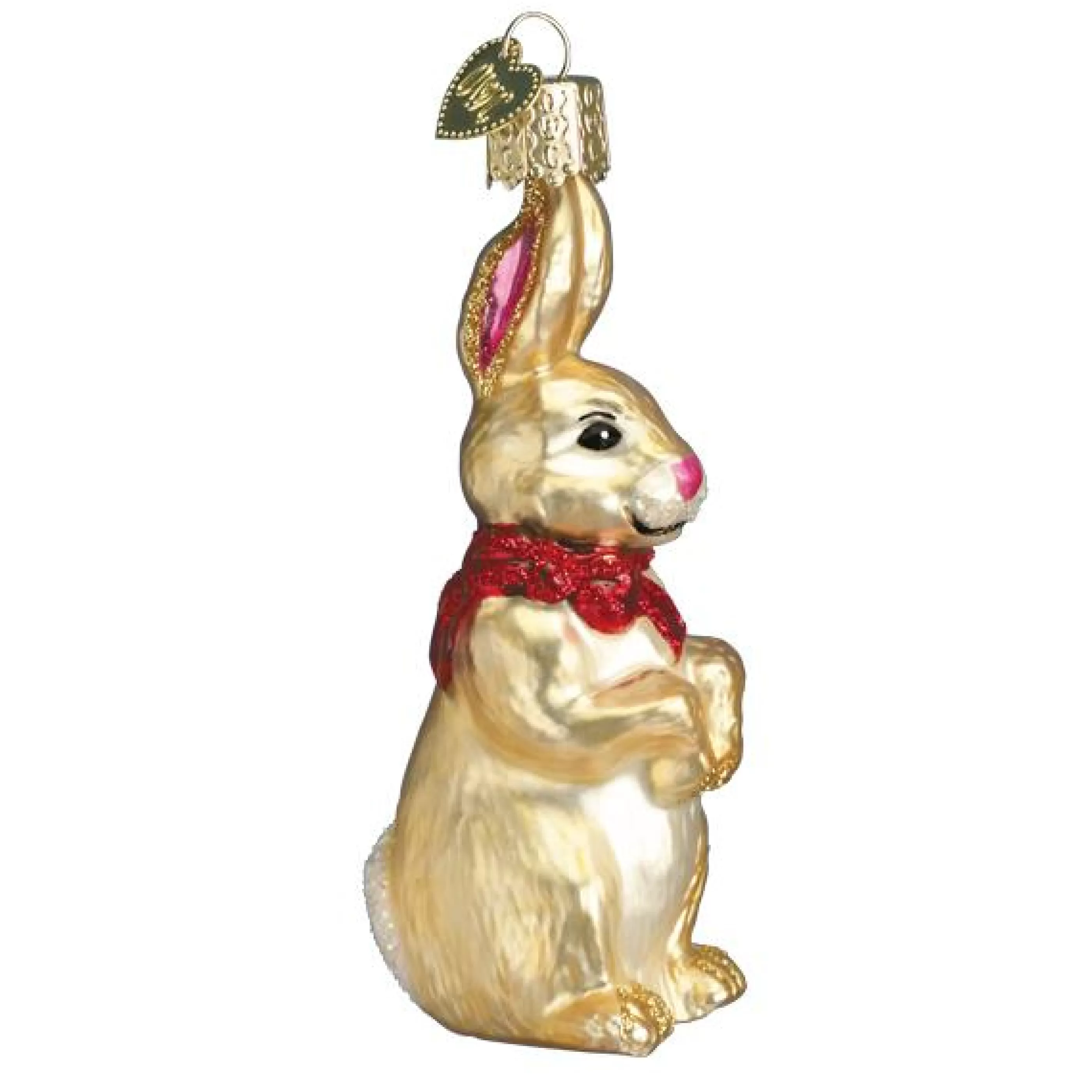 Kasa World Ltd Bunny With Bow Ornament