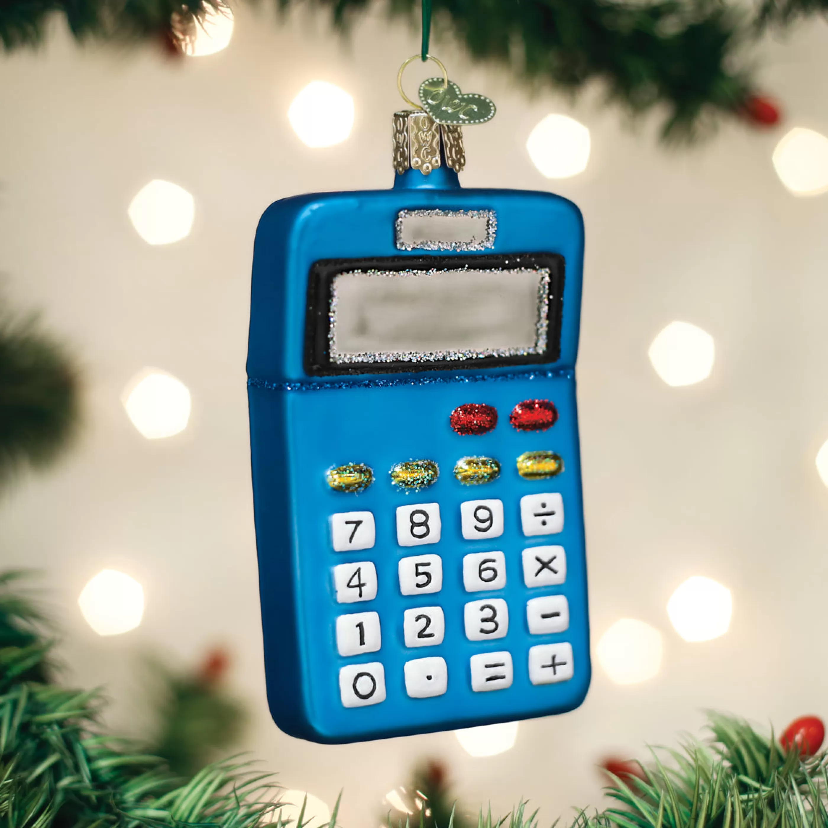 EAST WEST Calculator Ornament