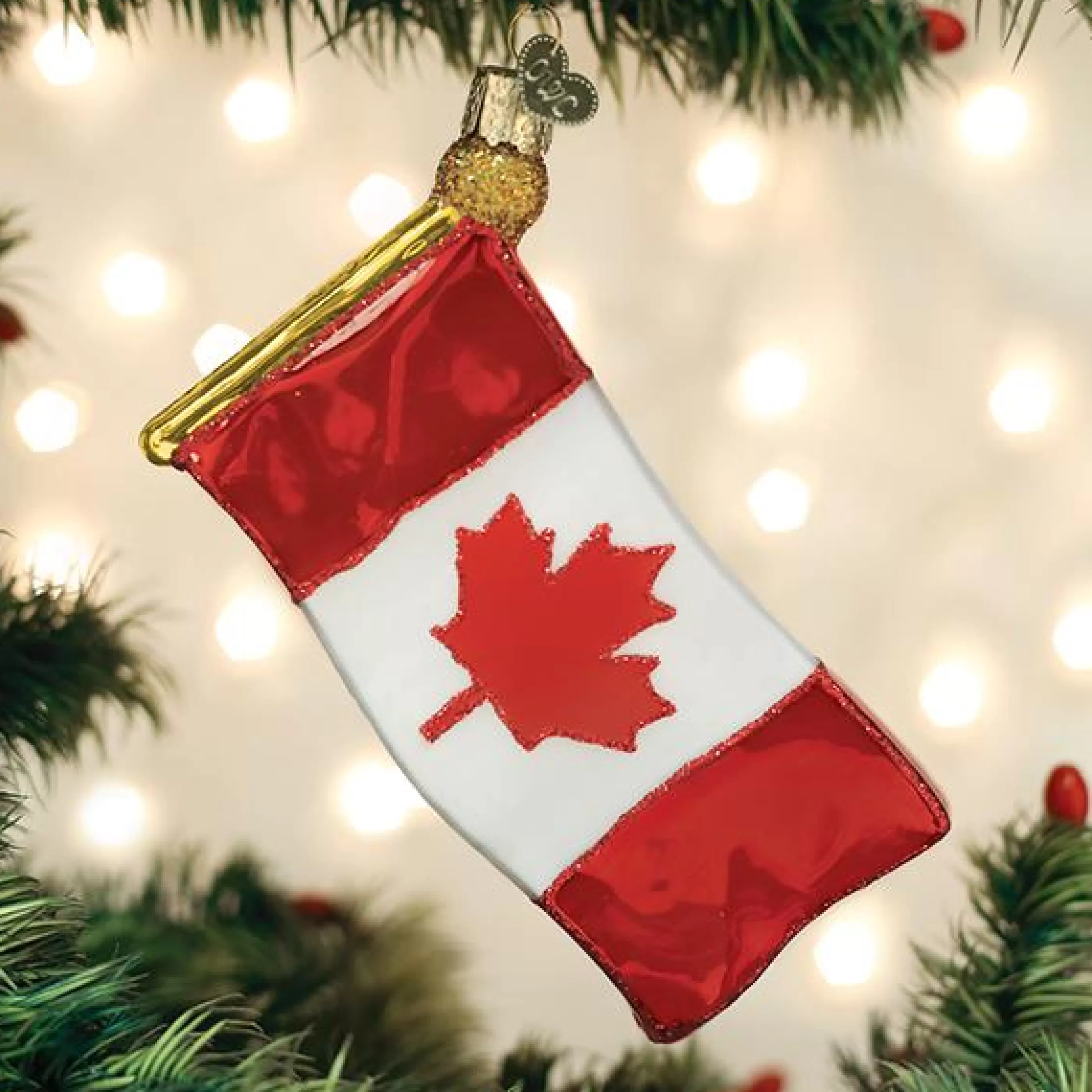 Kasa World Ltd Canadian Flag Ornament