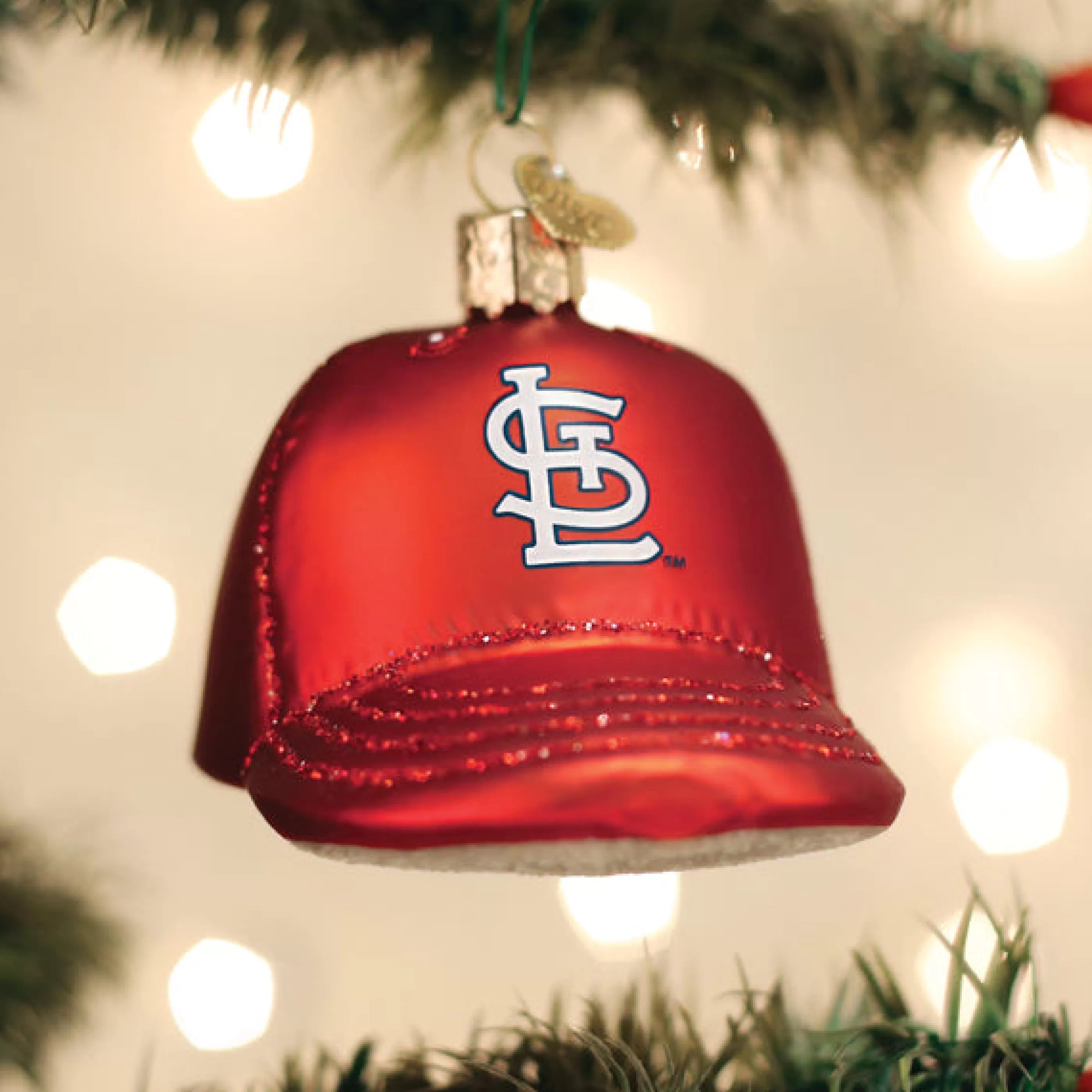 EAST WEST Cardinals Baseball Cap Ornament