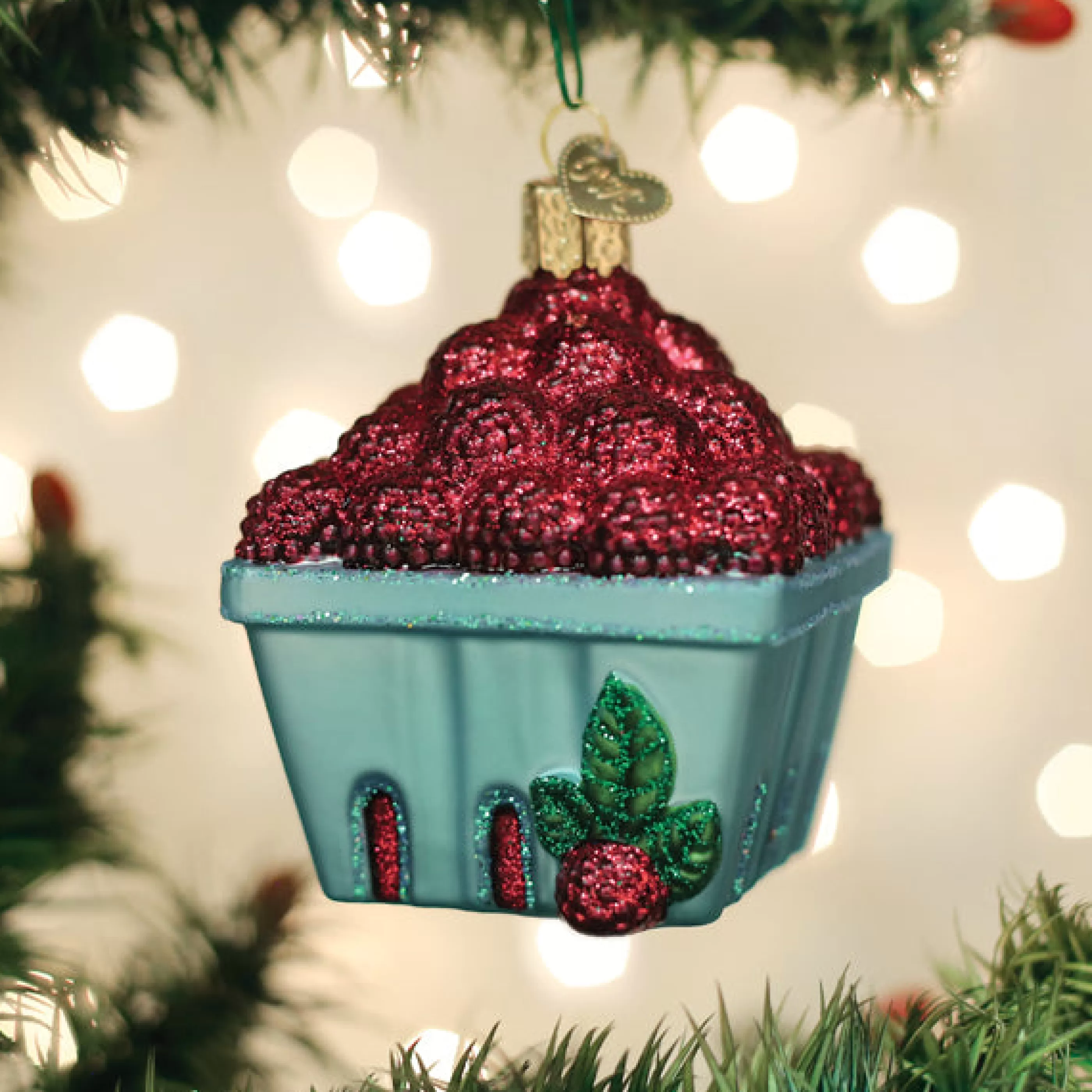 Kasa World Ltd Carton Of Raspberries Ornament