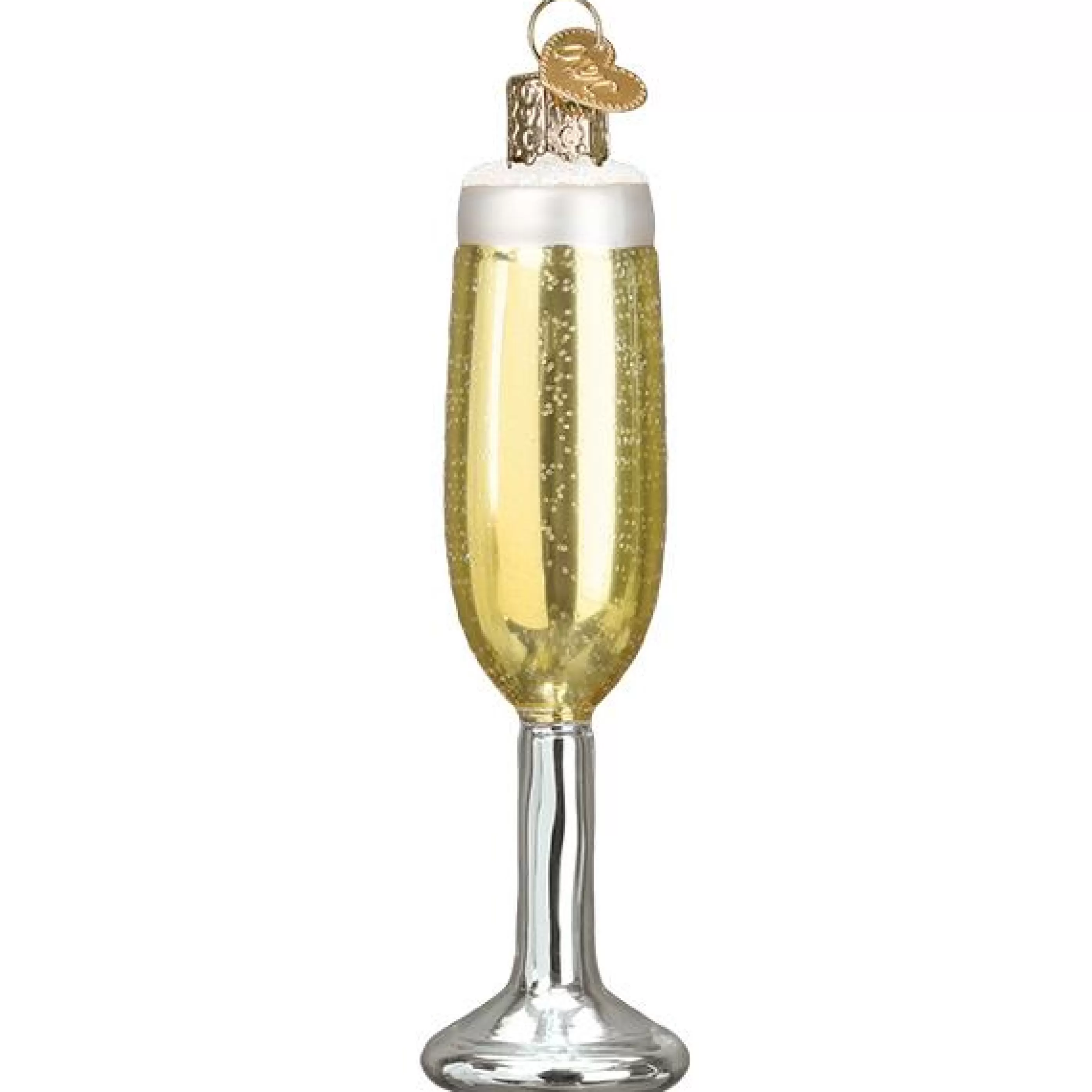 EAST WEST Champagne Flute Ornament