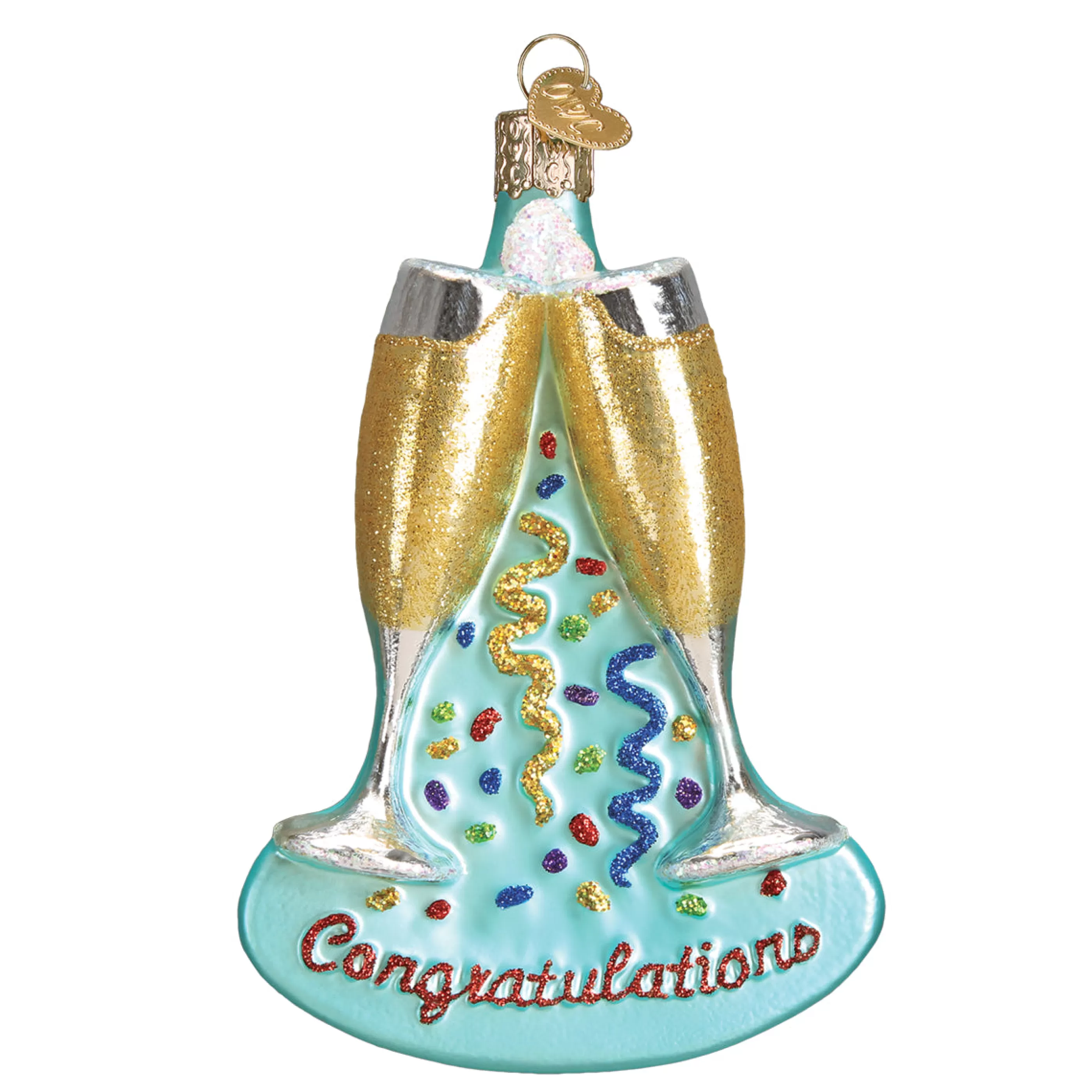 Kasa World Ltd Champagne Toast Ornament