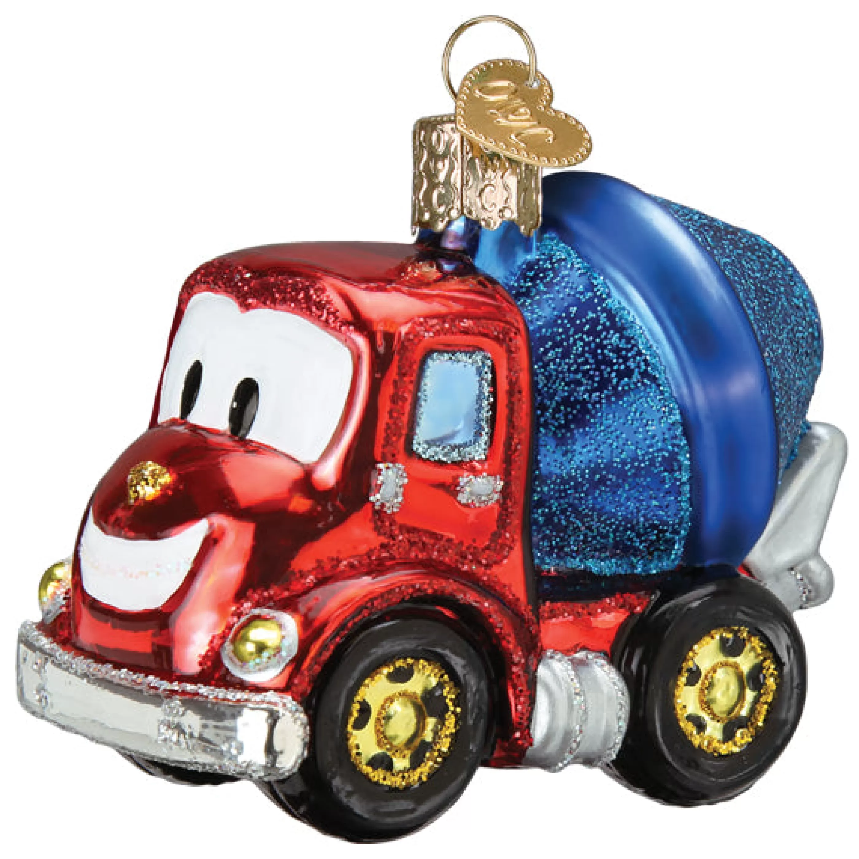 EAST WEST Cheerful Cement Truck Ornament