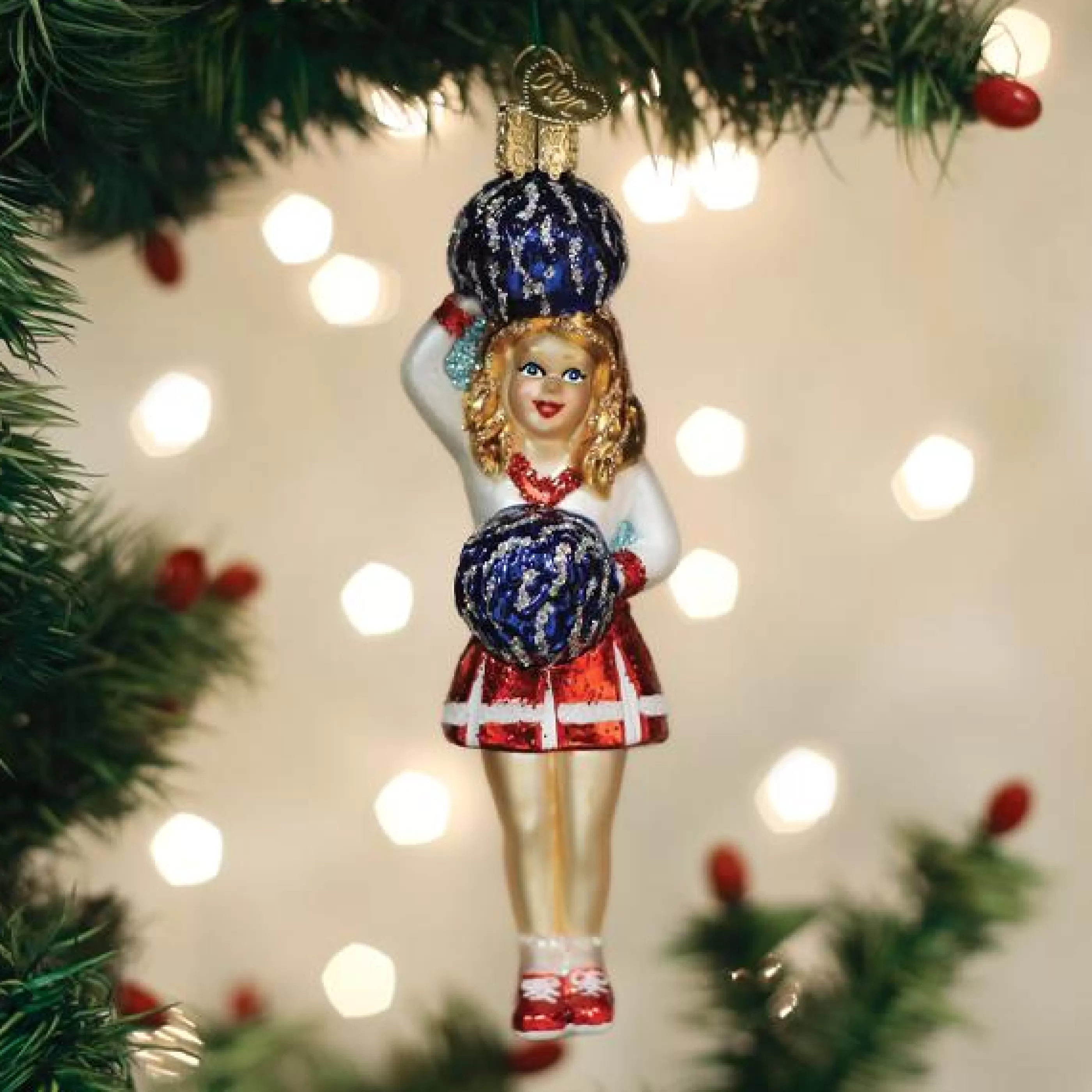 Kasa World Ltd Cheerleader Ornament