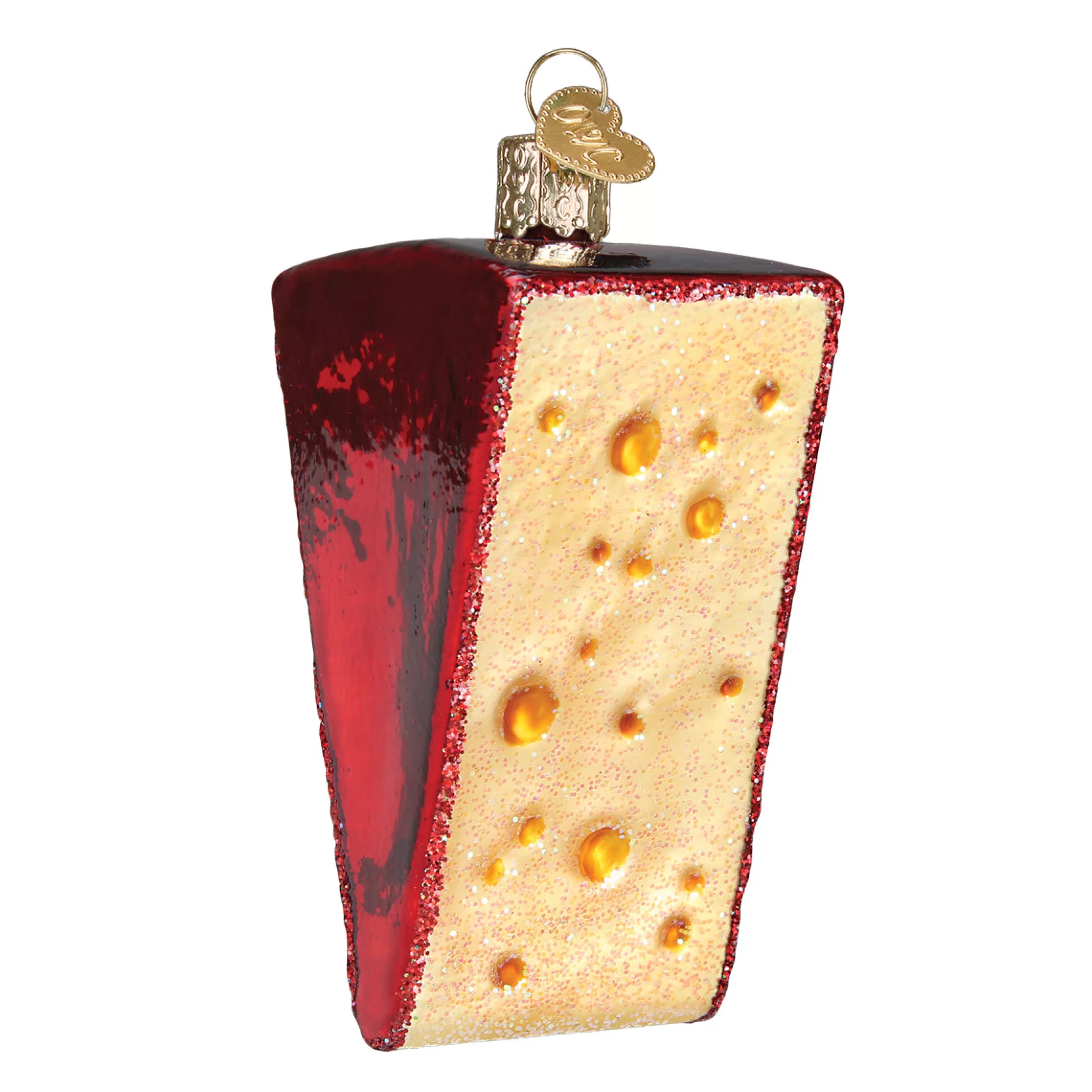 EAST WEST Cheese Wedge Ornament