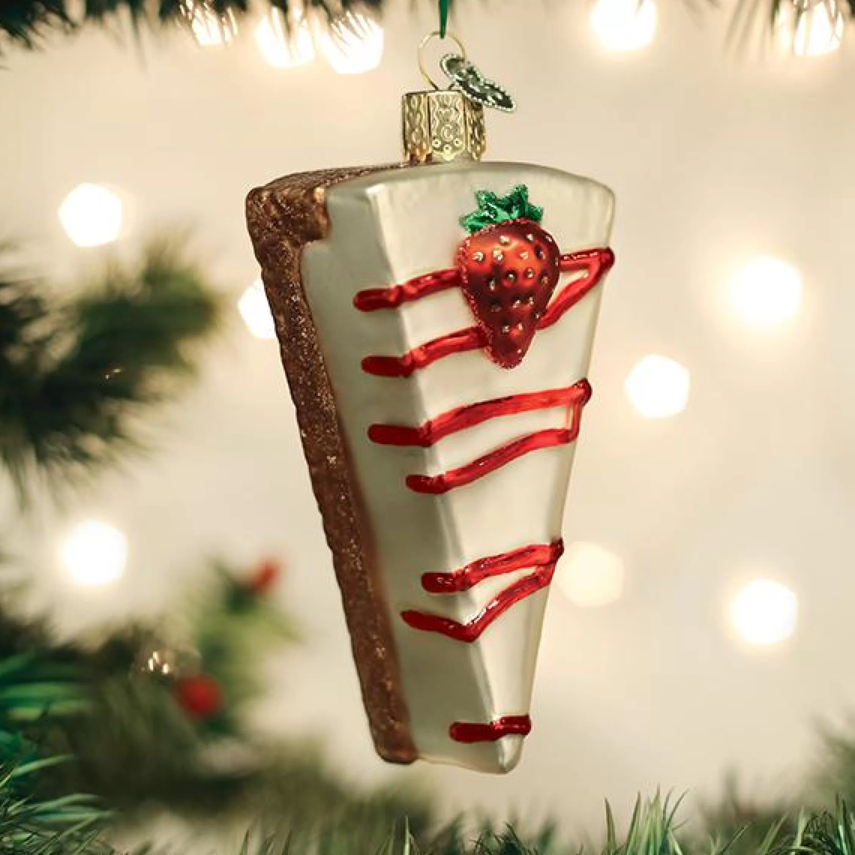 EAST WEST Cheesecake Ornament