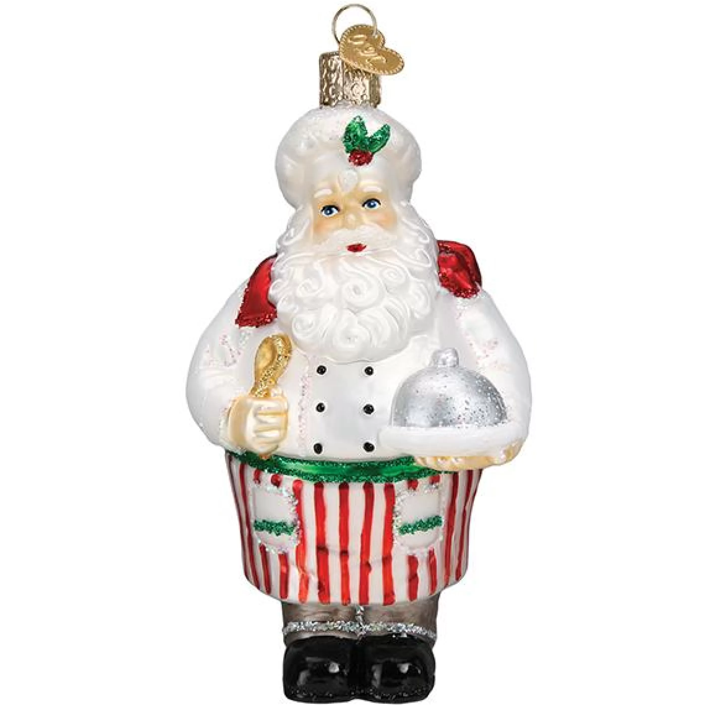 Kasa World Ltd Chef Santa Ornament