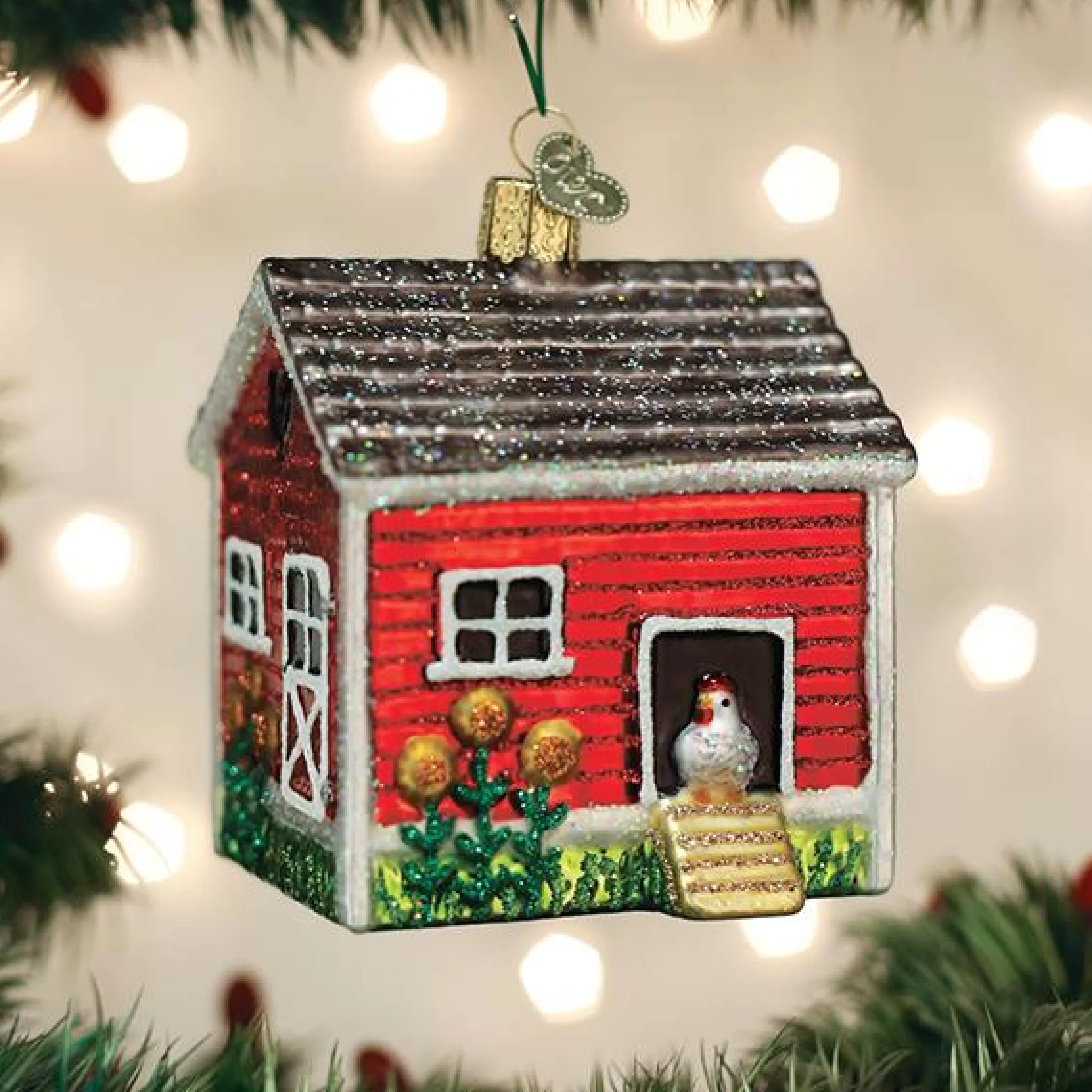 Kasa World Ltd Chicken Coop Ornament