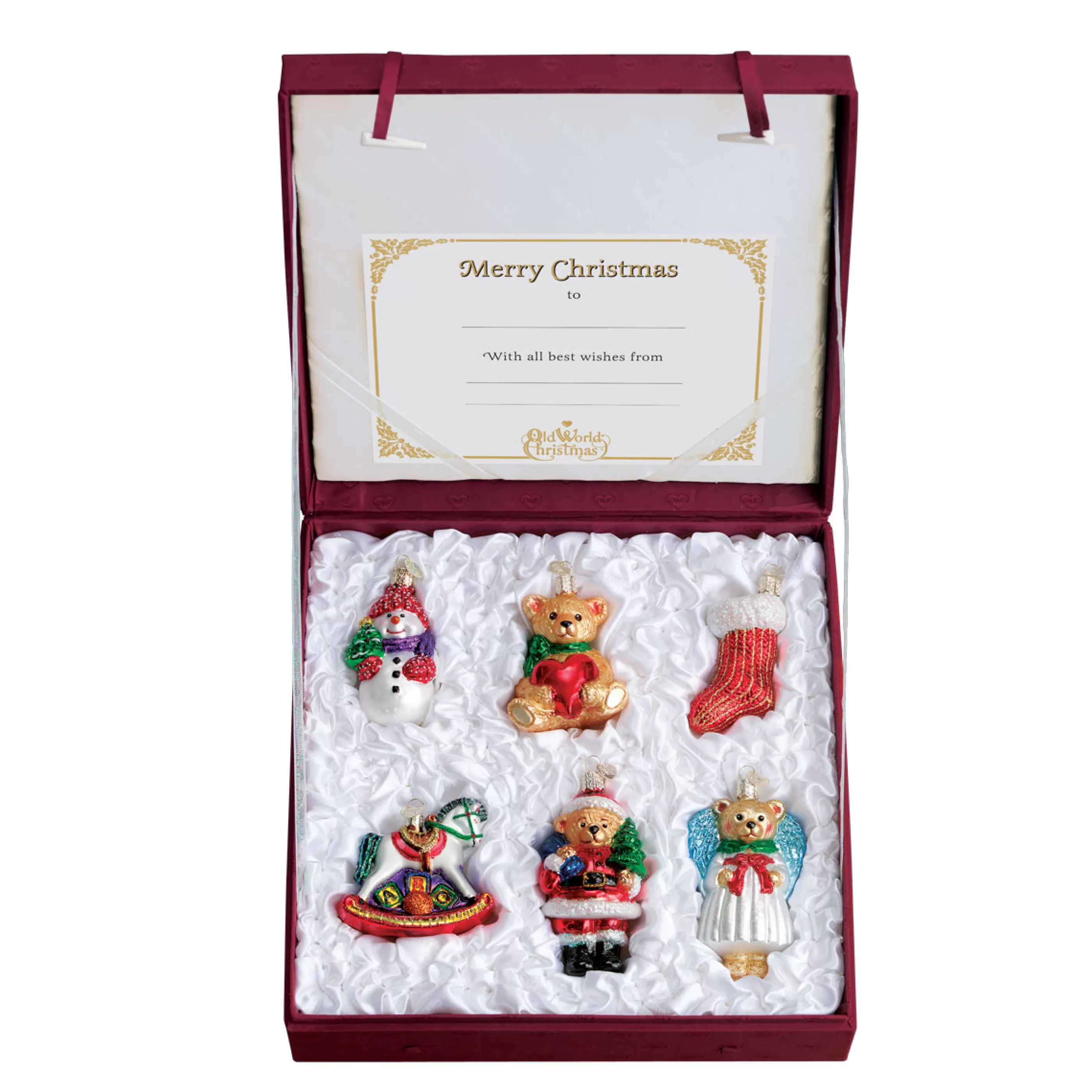 Kasa World Ltd Child's First Christmas Ornaments Collection