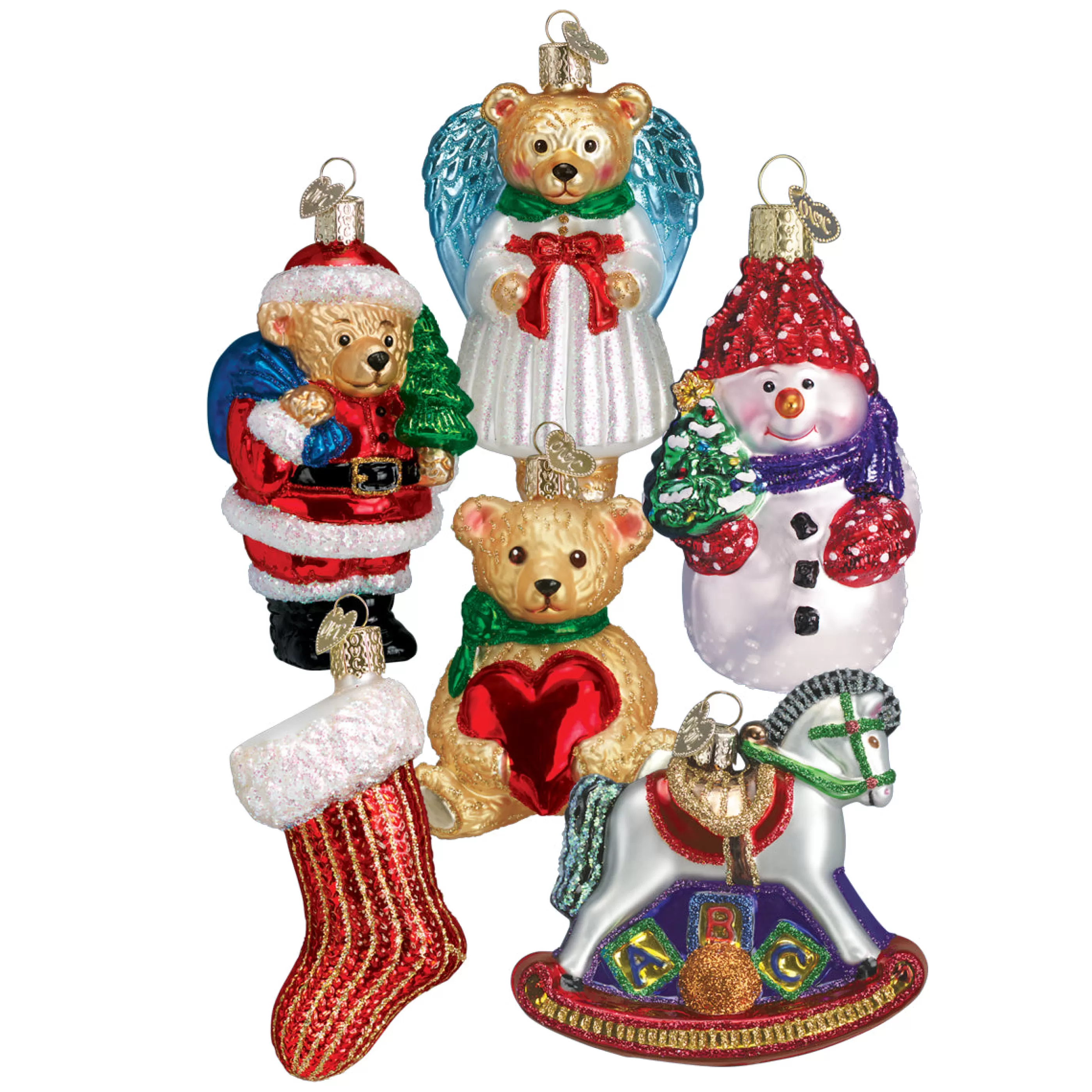 Kasa World Ltd Child's First Christmas Ornaments Collection