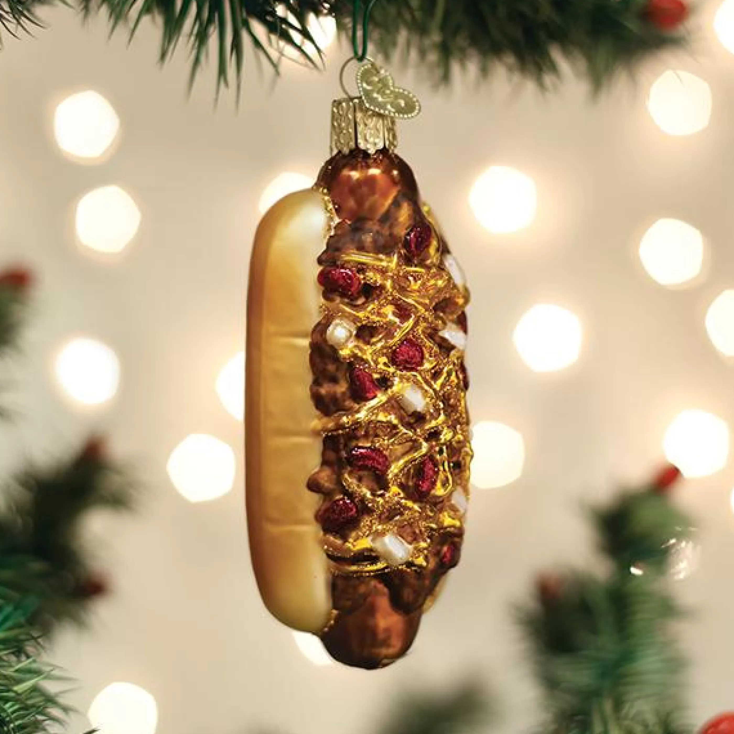 Kasa World Ltd Chili Cheese Dog Ornament